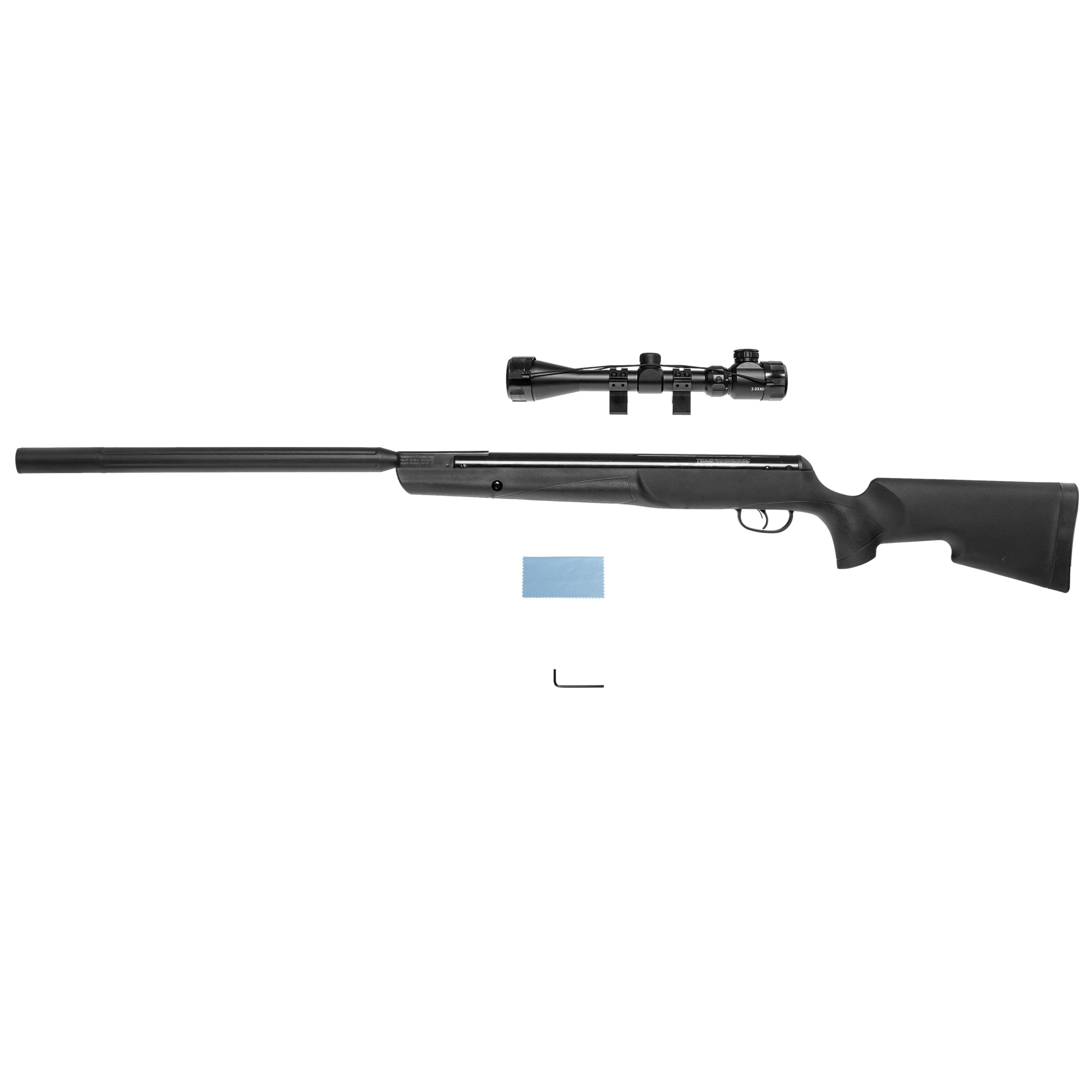 Пневматична гвинтівка Remington Thunderjet 4,5 мм з прицілом 3-9x40 - Black