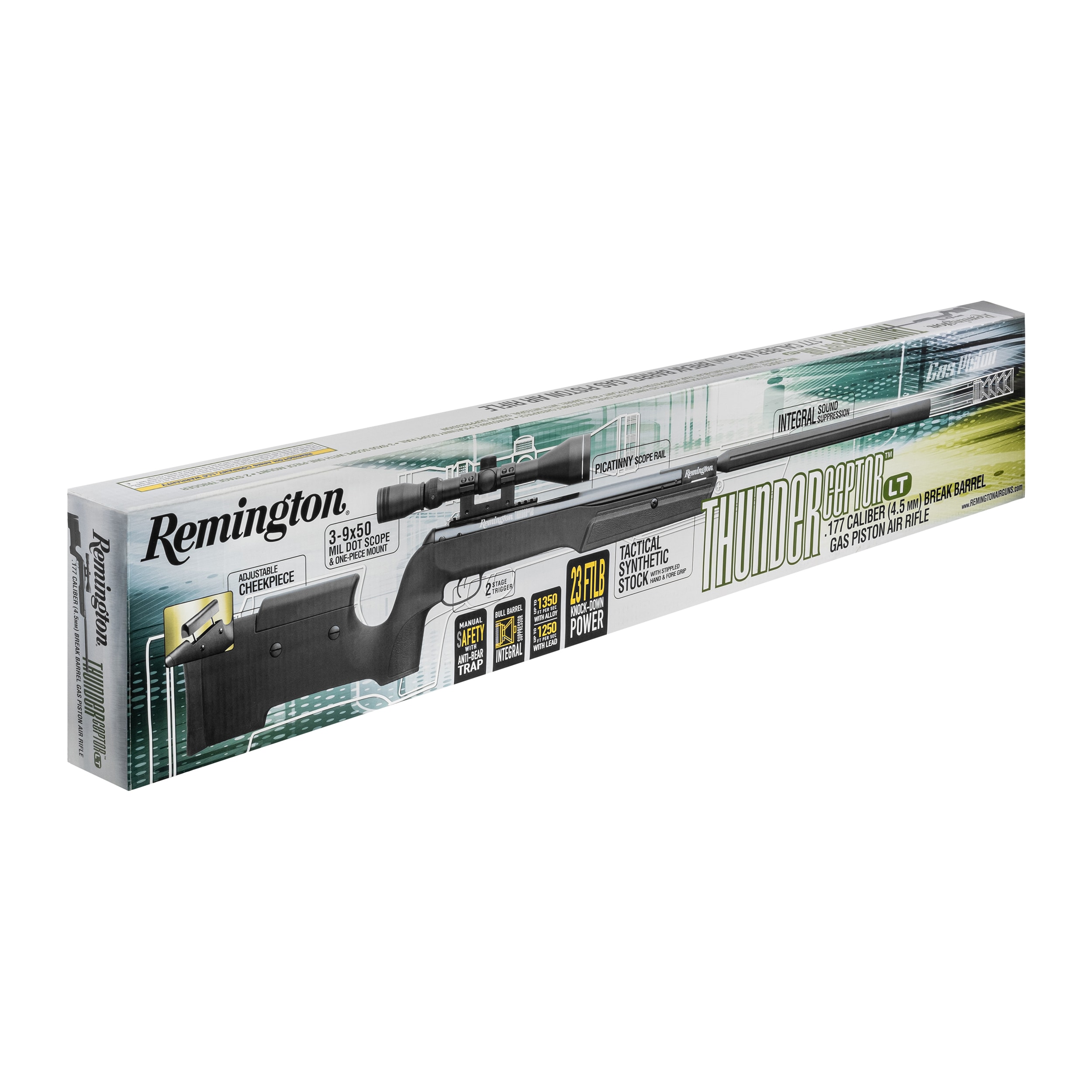 Пневматична гвинтівка Remington Thunderceptor 4,5 мм з прицілом 3-9x50 - Black