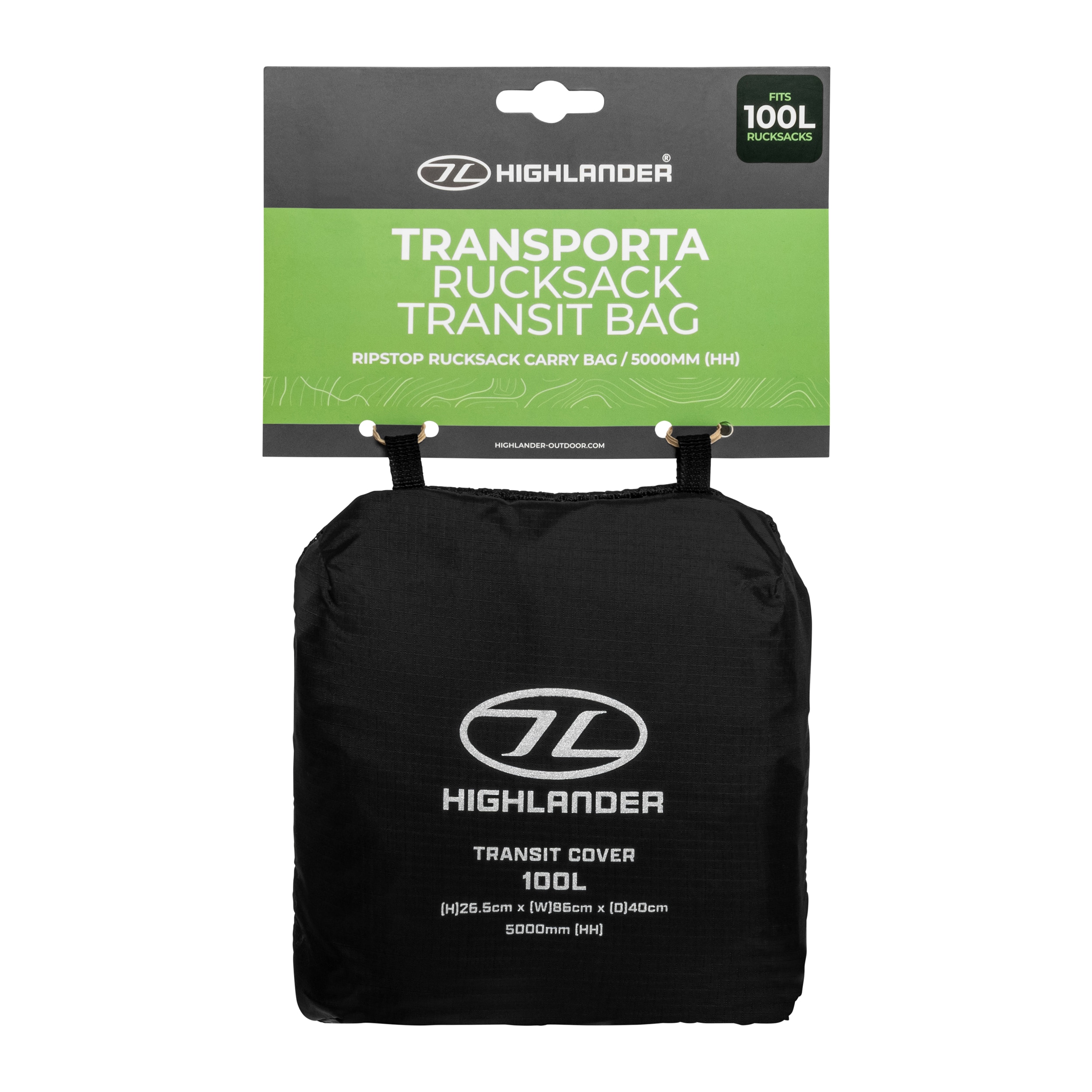 Pokrowiec Highlander Outdoor Transit Bag - Black