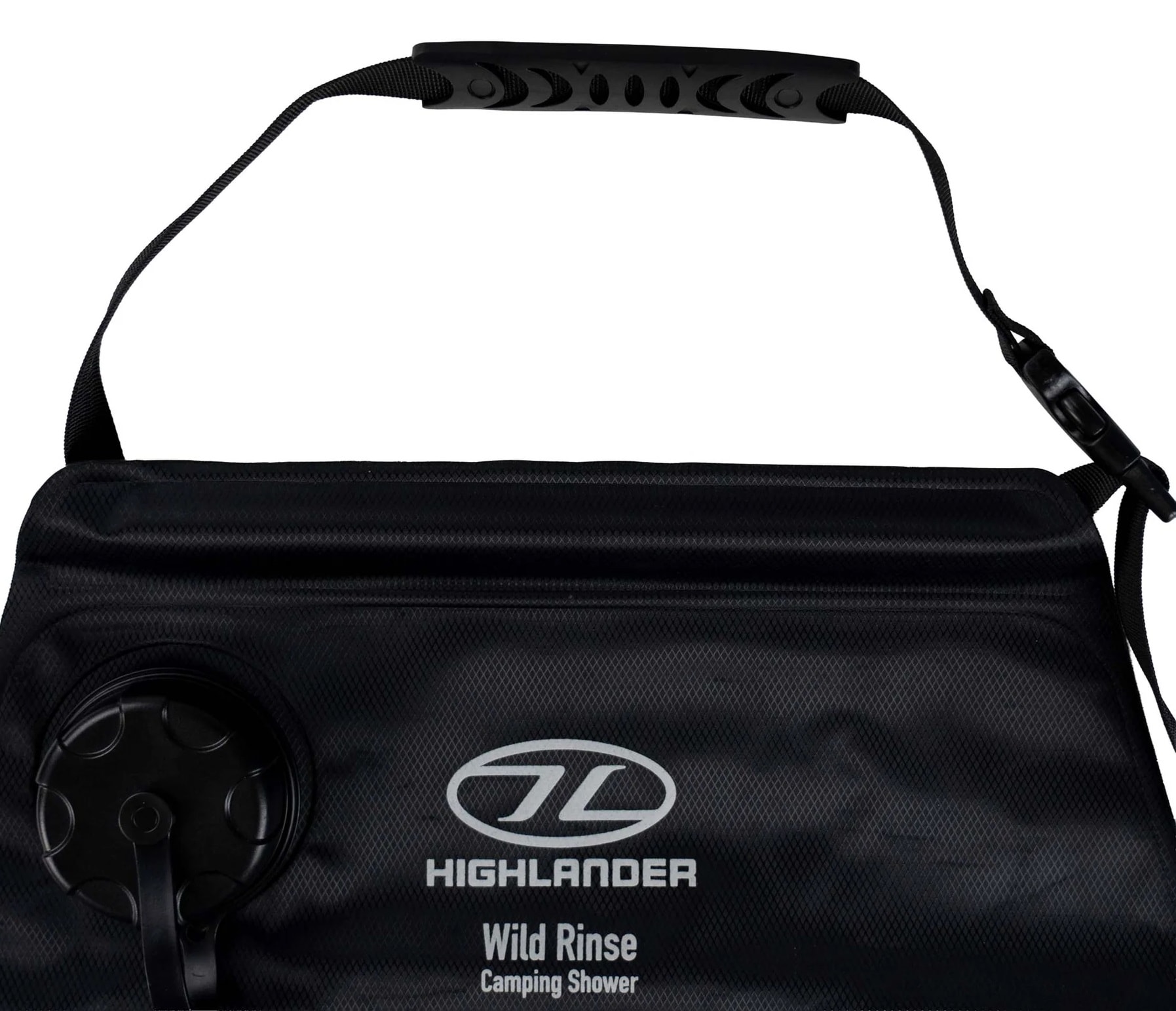 Prysznic turystyczny Highlander Outdoor Wild Rinse Camping Solar 15 l - Black
