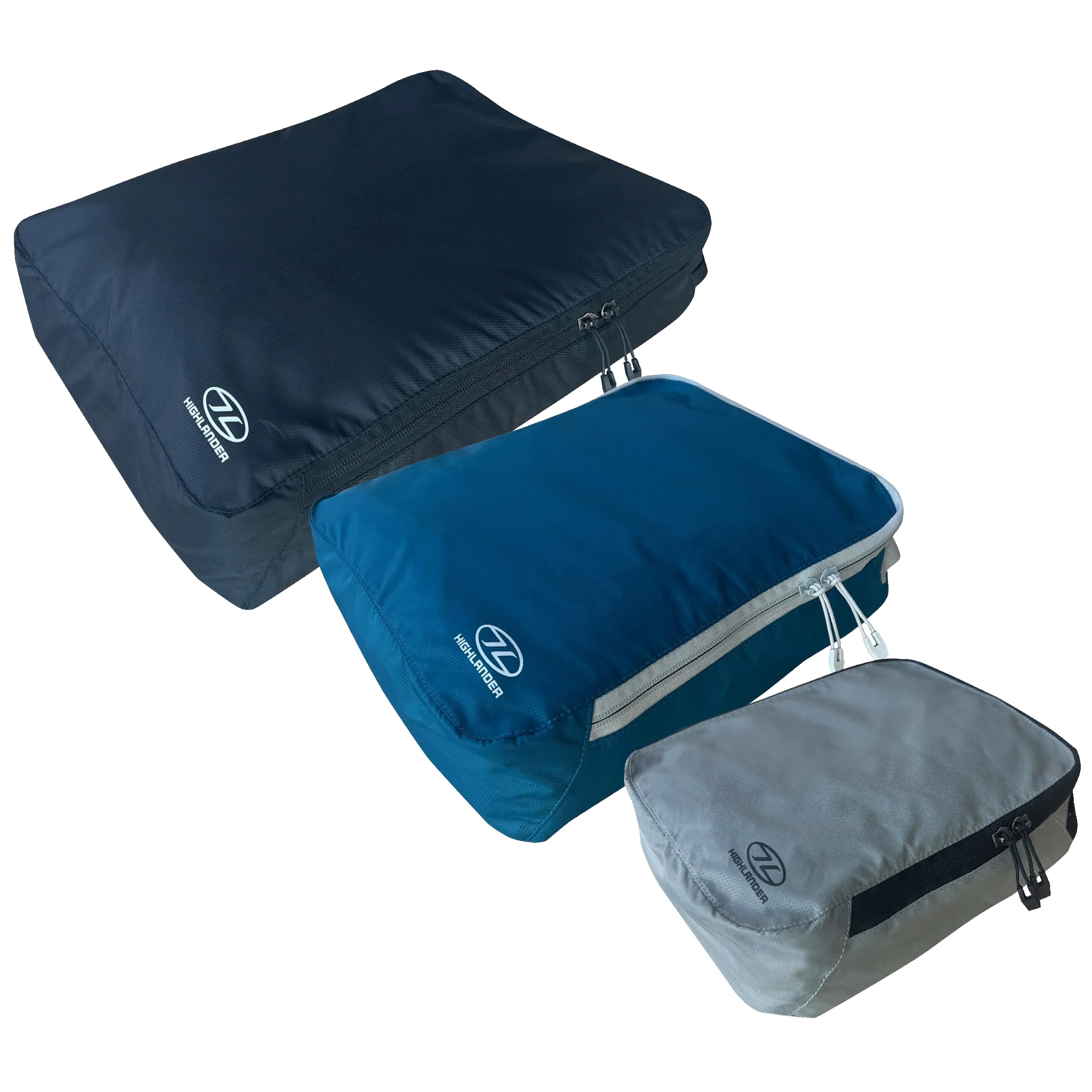 Organizer Highlander Outdoor Compakta Ultralight Packing Cube Set - 3 szt.