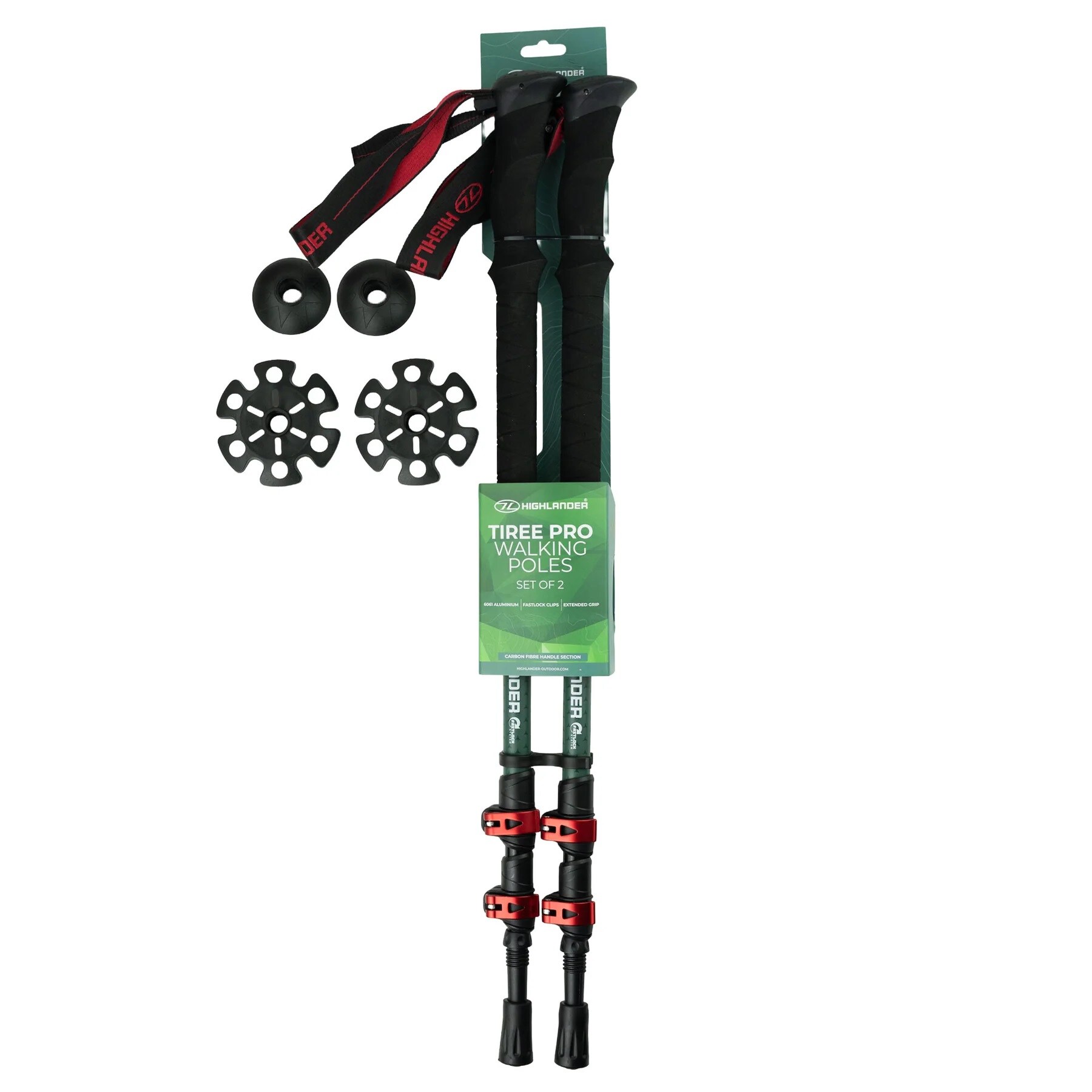 Kije trekkingowe Highlander Outdoor Tiree Pro Walking Poles