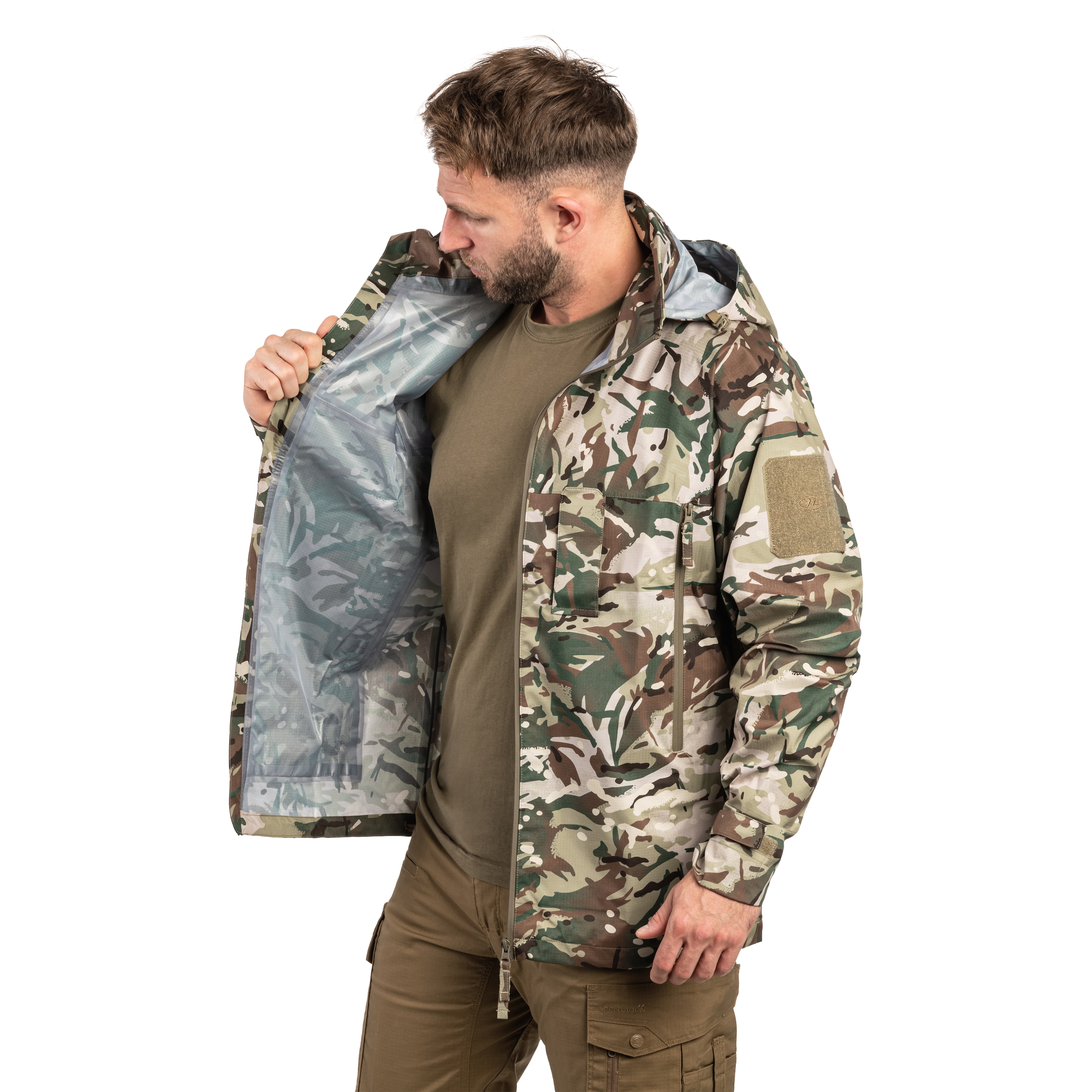 Kurtka Highlander Forces Cyclone Pro - Arid MC Camo