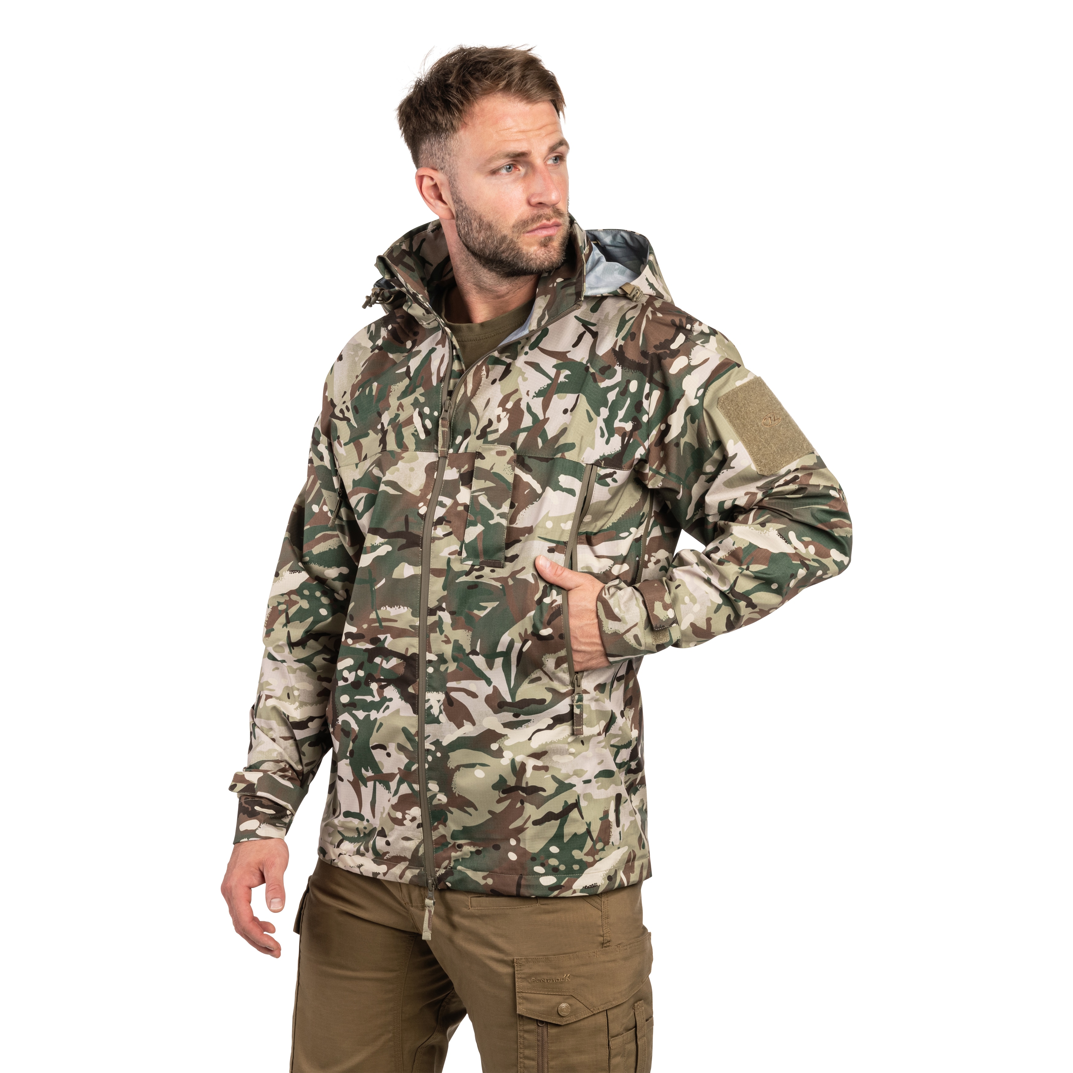 Kurtka Highlander Forces Cyclone Pro - Arid MC Camo