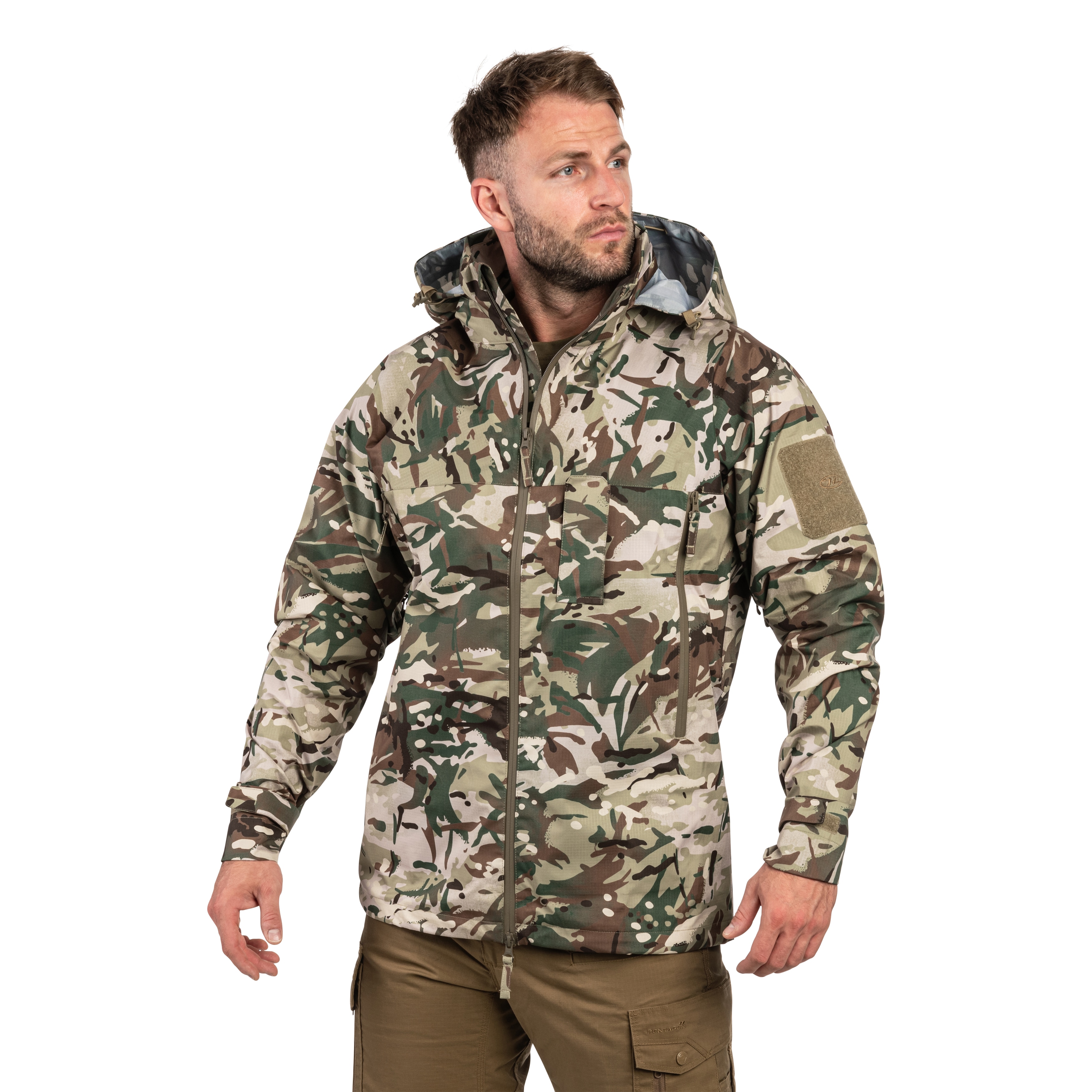 Kurtka Highlander Forces Cyclone Pro - Arid MC Camo