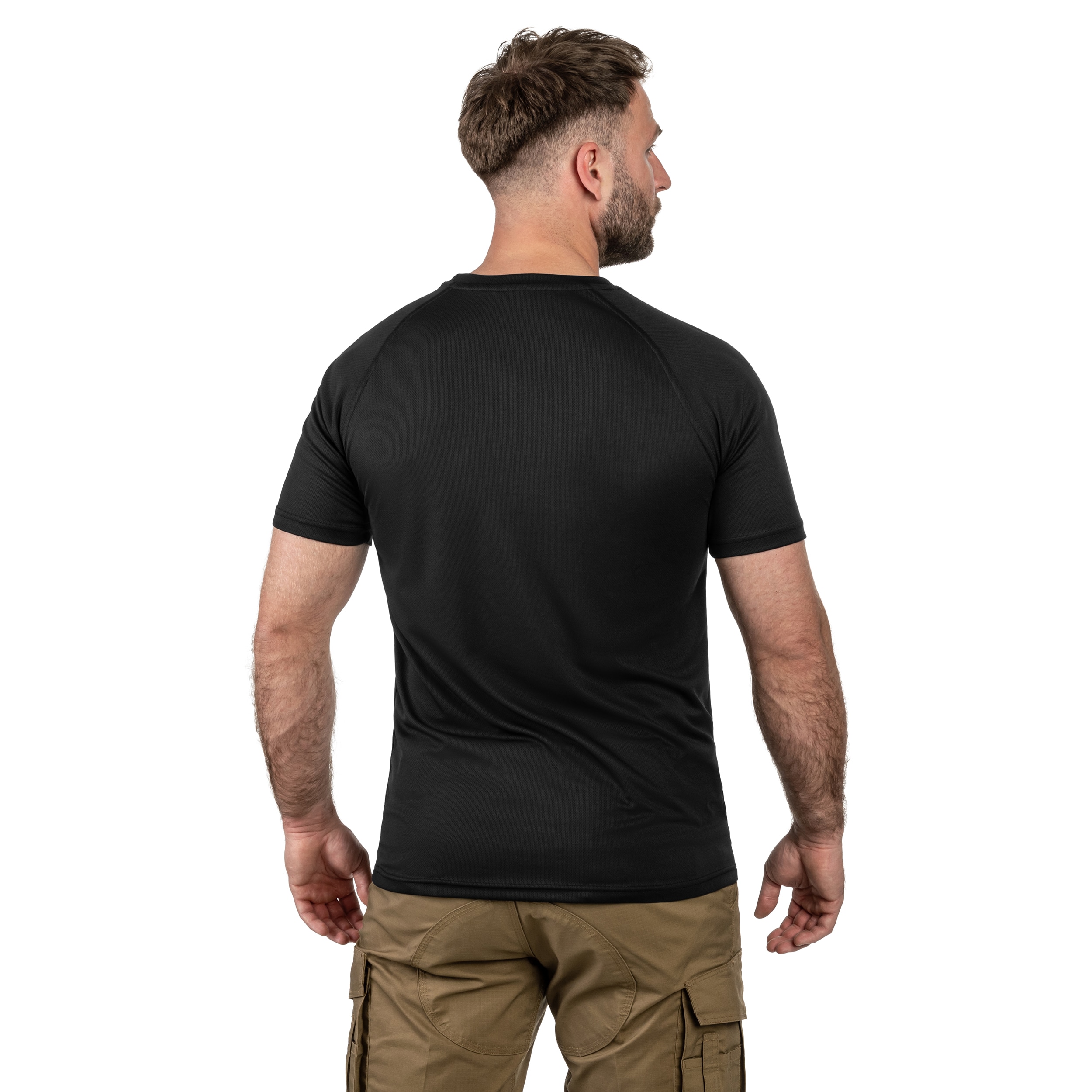 Koszulka T-shirt Highlander Forces Quick Dry Short Sleeve - Black