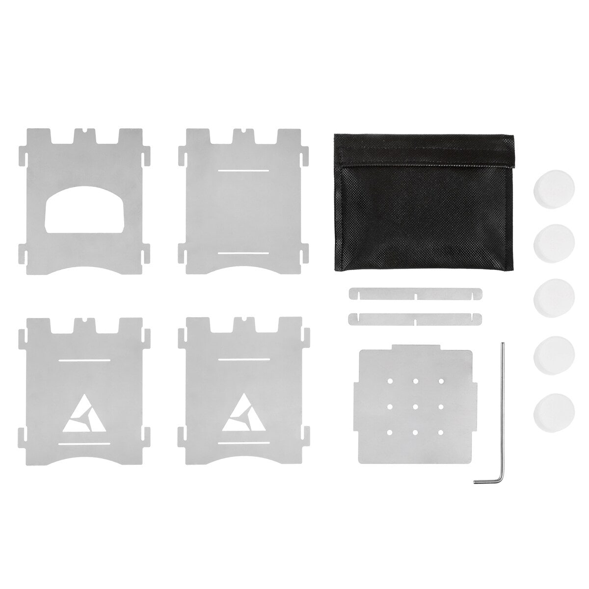 Składana kuchenka turystyczna Piran Scout + paliwo stałe Esbit - zestaw