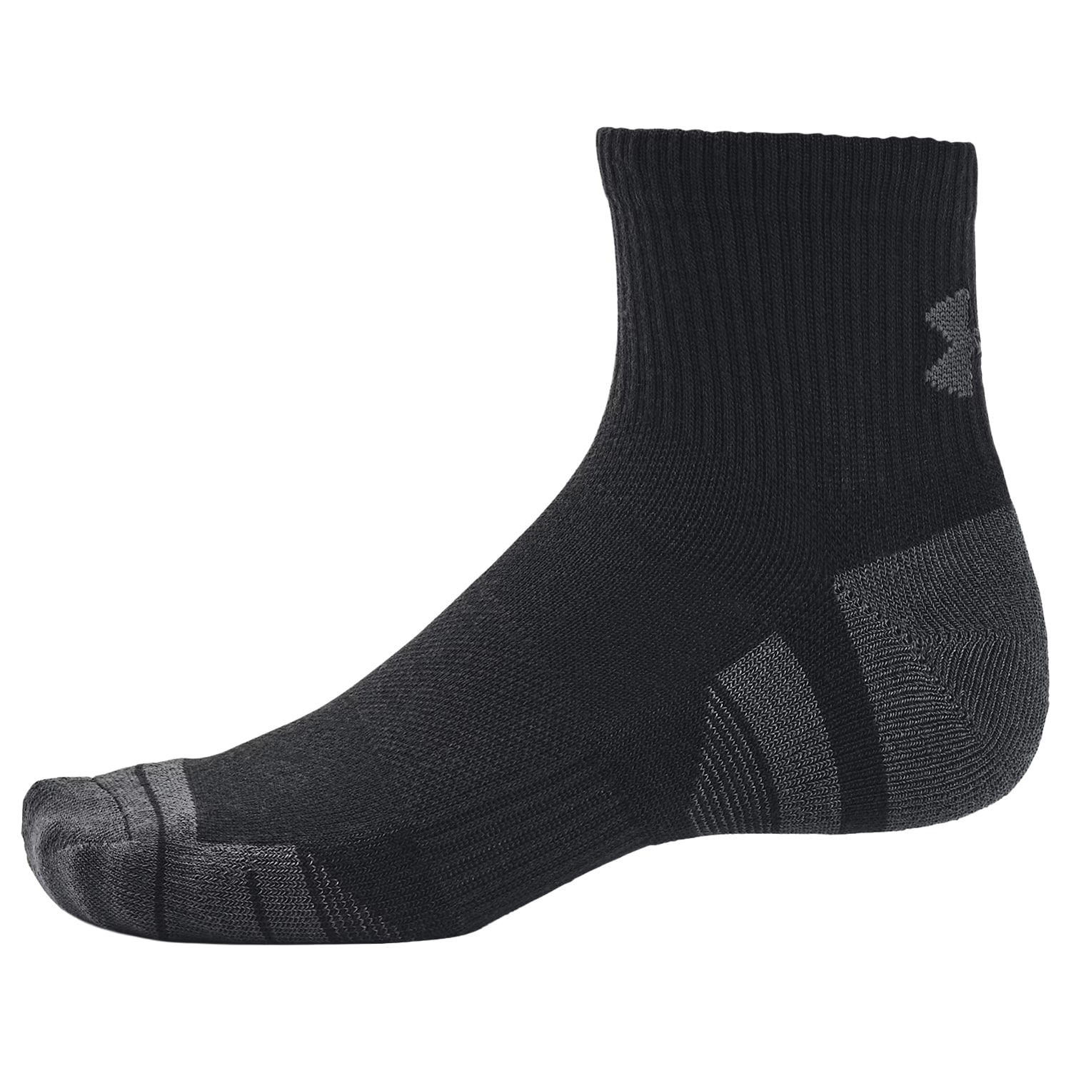 Skarpety Under Armour Performance Tech Mid Cut Black/Jet Grey - 3 pary