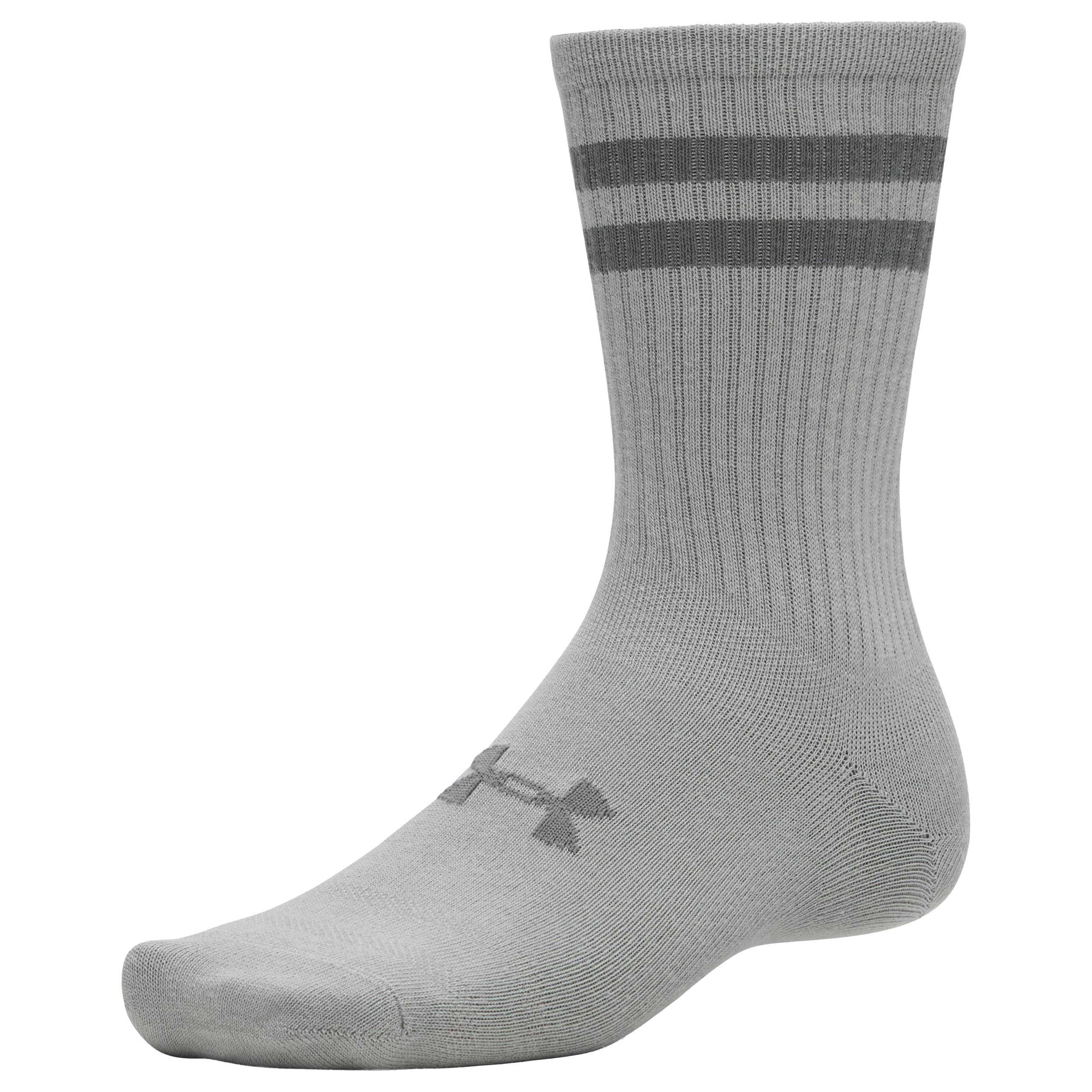 Skarpety Under Armour Essential Crew Titanium / Clay Green - 6 par