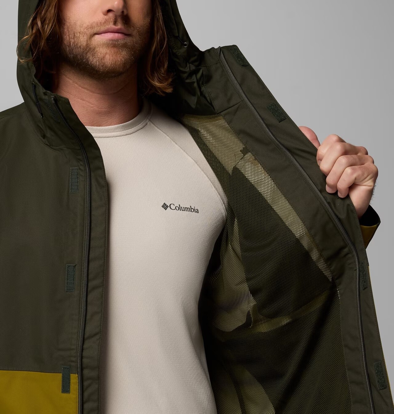 Kurtka Columbia Hikebound II - Greenscape/Mossy Green