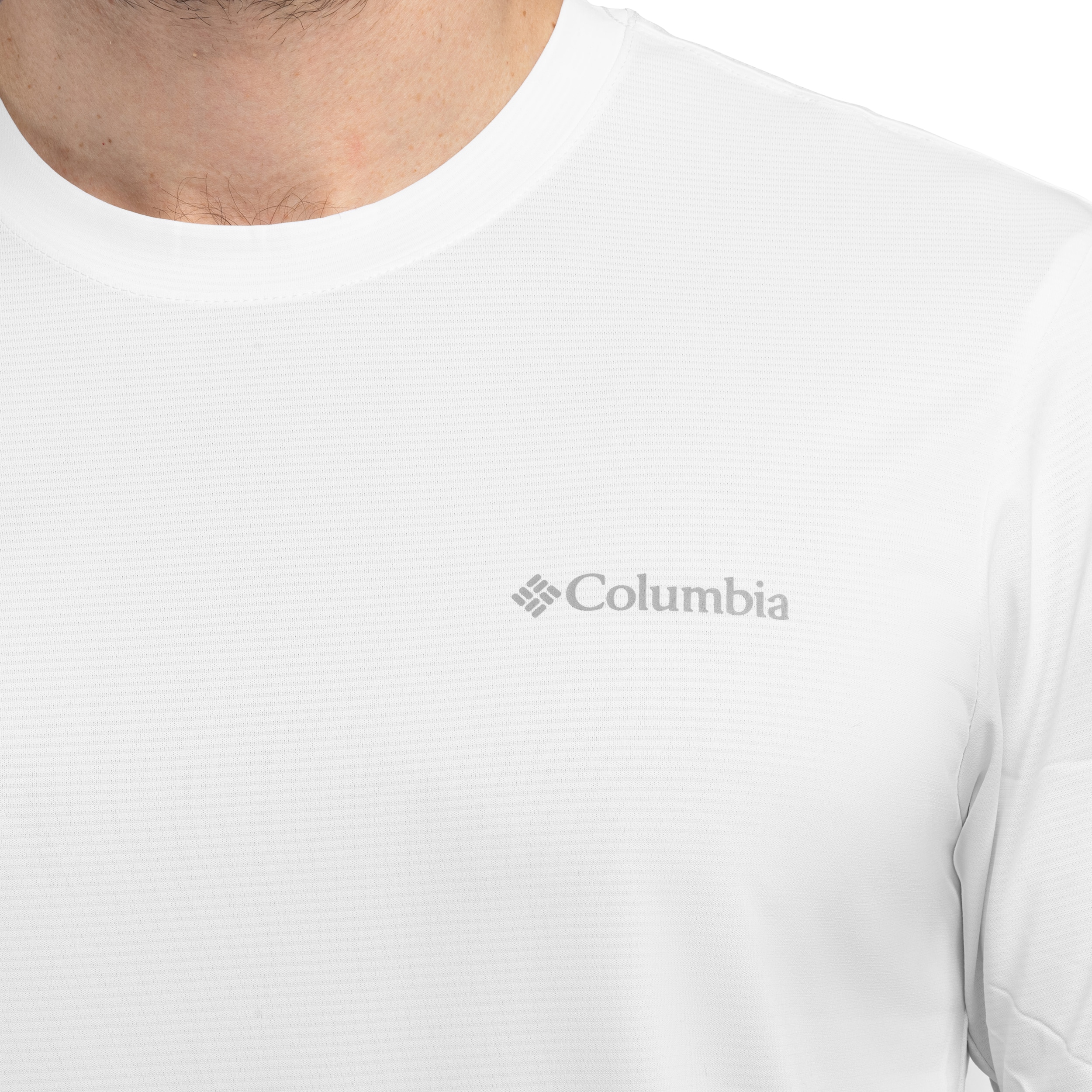 Koszulka T-shirt Columbia Hike Crew Technical - White