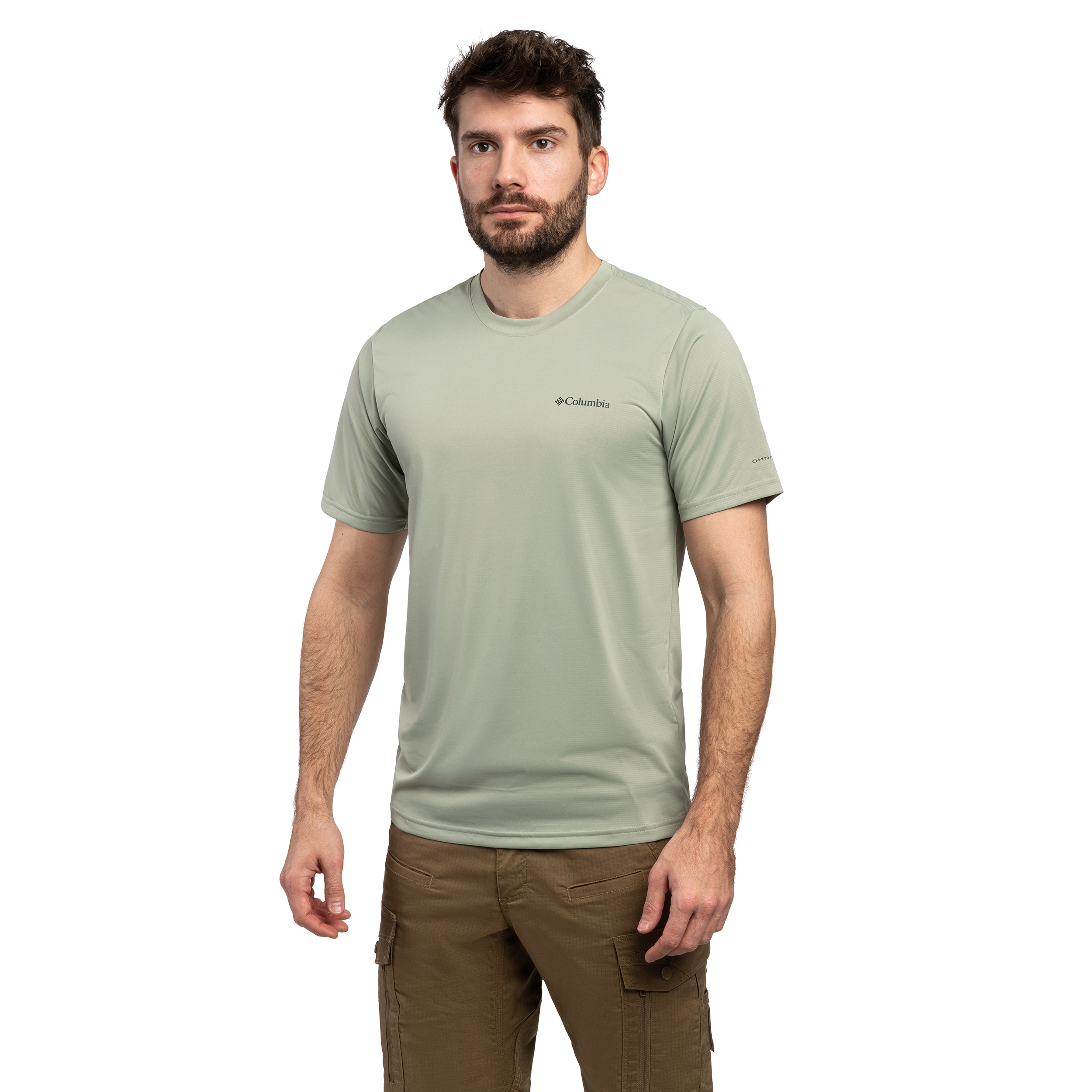 Koszulka T-shirt Columbia Hike Crew Technical - Safari