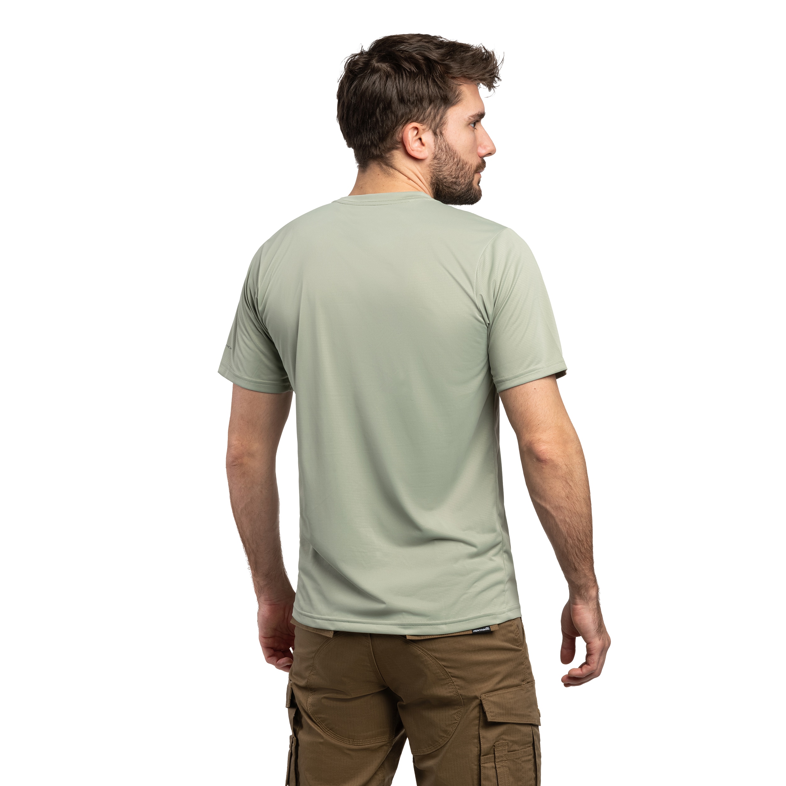 Koszulka T-shirt Columbia Hike Crew Technical - Safari