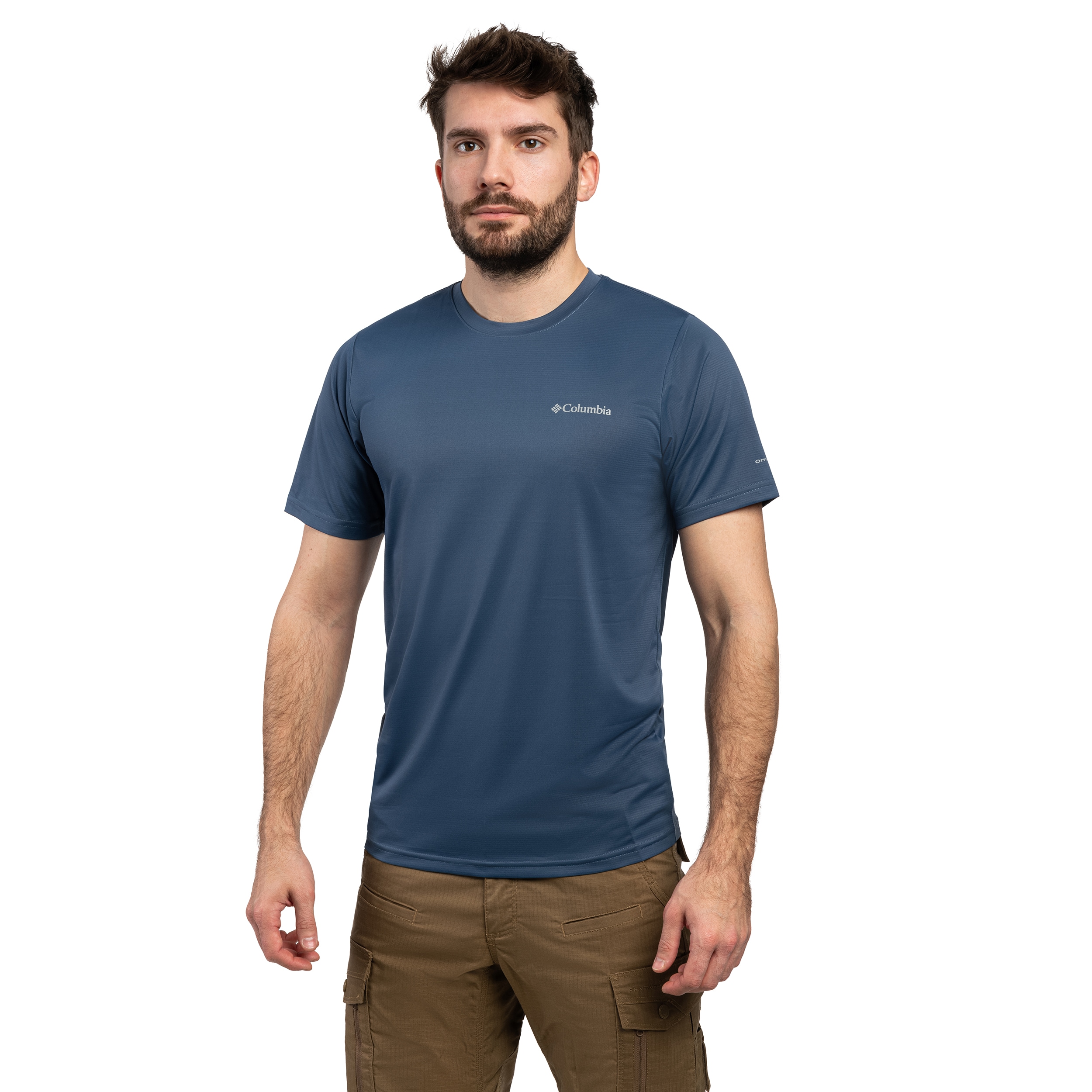 Koszulka T-shirt Columbia Hike Crew Technical - Dark Mountain