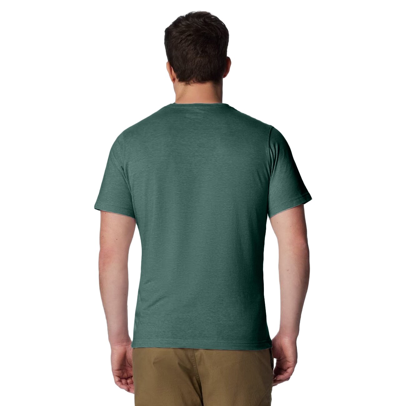Koszulka T-shirt termoaktywna Columbia Thistletown Hills Short Sleeve - Stone Green Heather