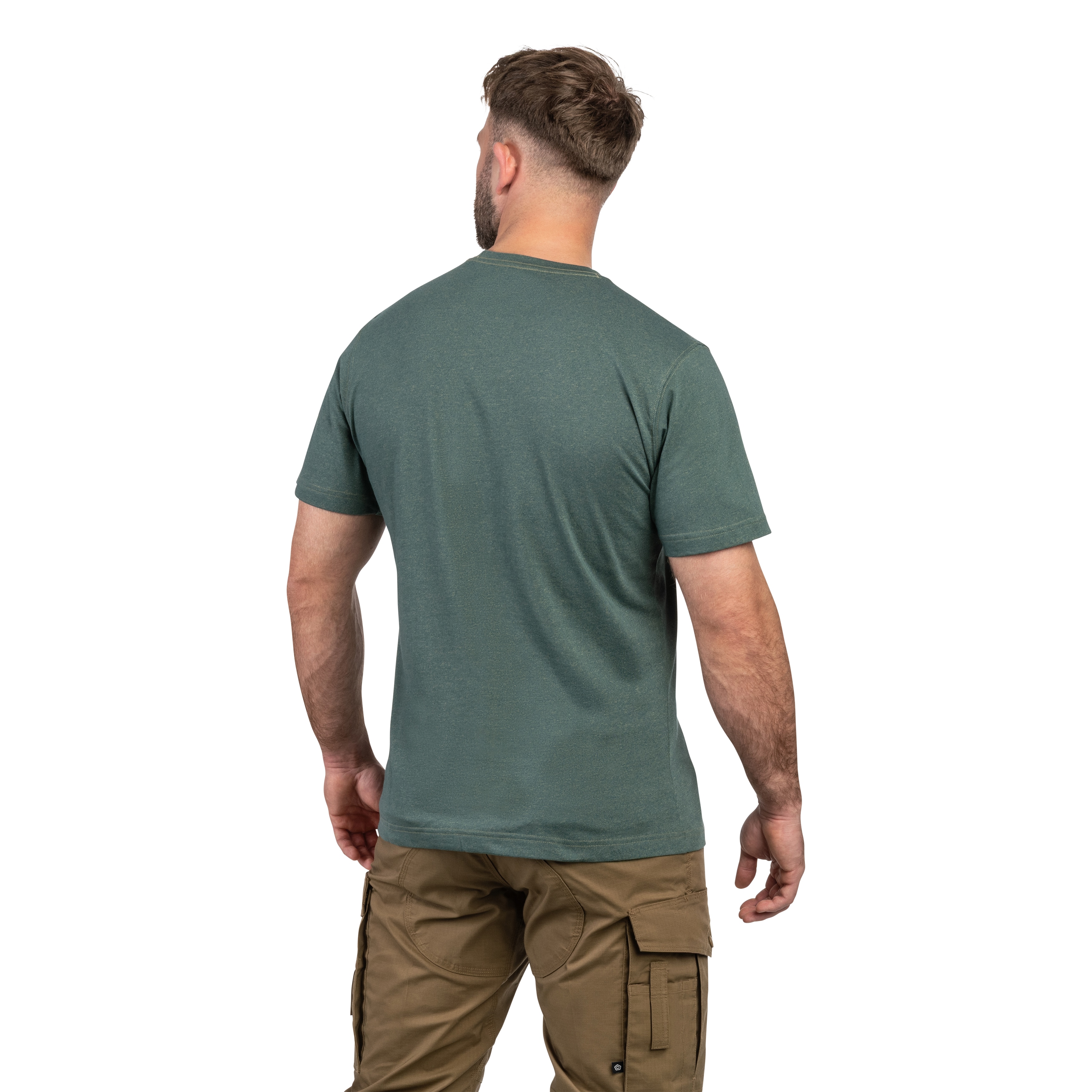 Koszulka T-shirt termoaktywna Columbia Thistletown Hills Short Sleeve - Stone Green Heather