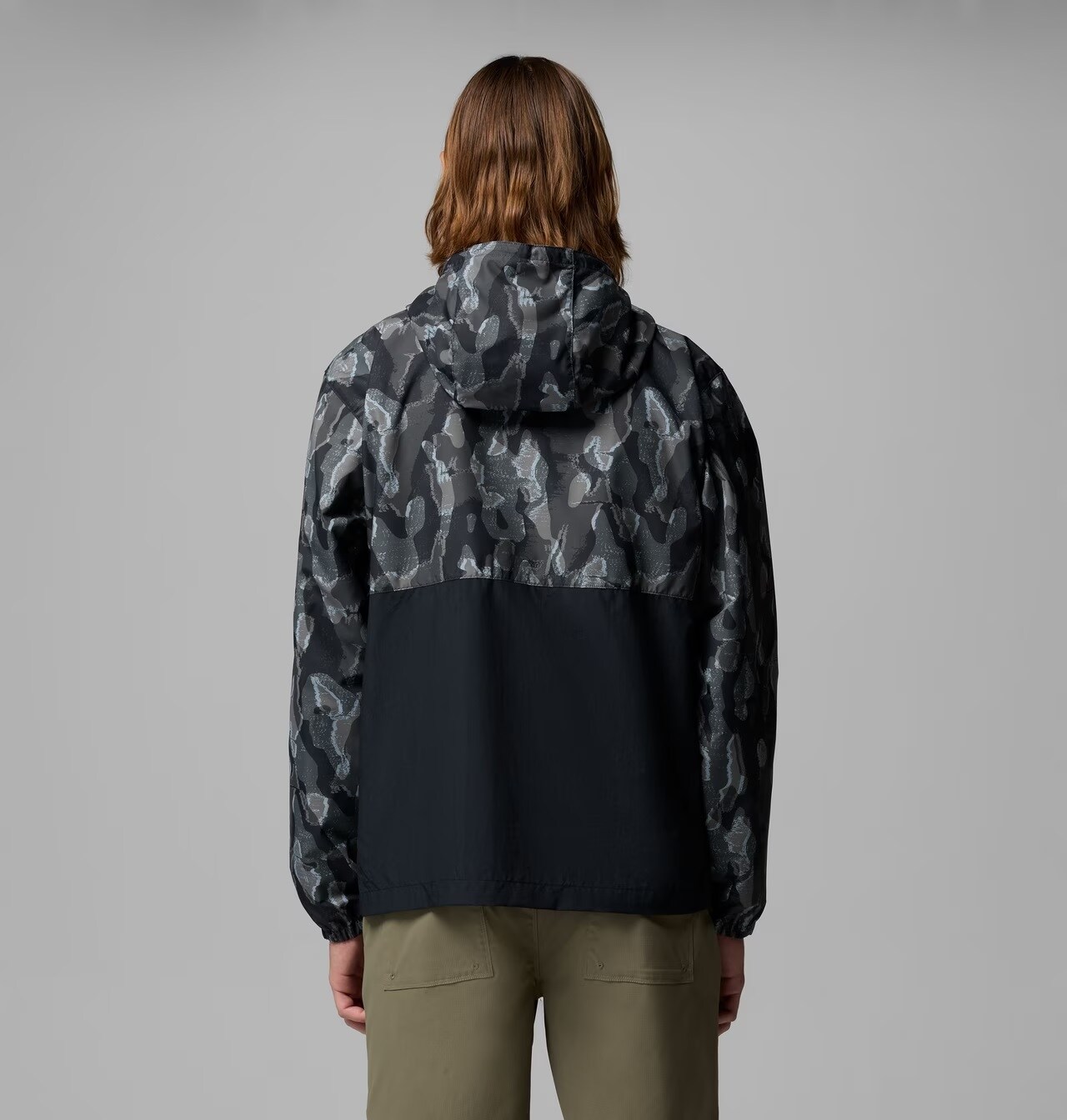 Kurtka Columbia Spire Valley Novelty Windbreaker - Black Treebark/Black