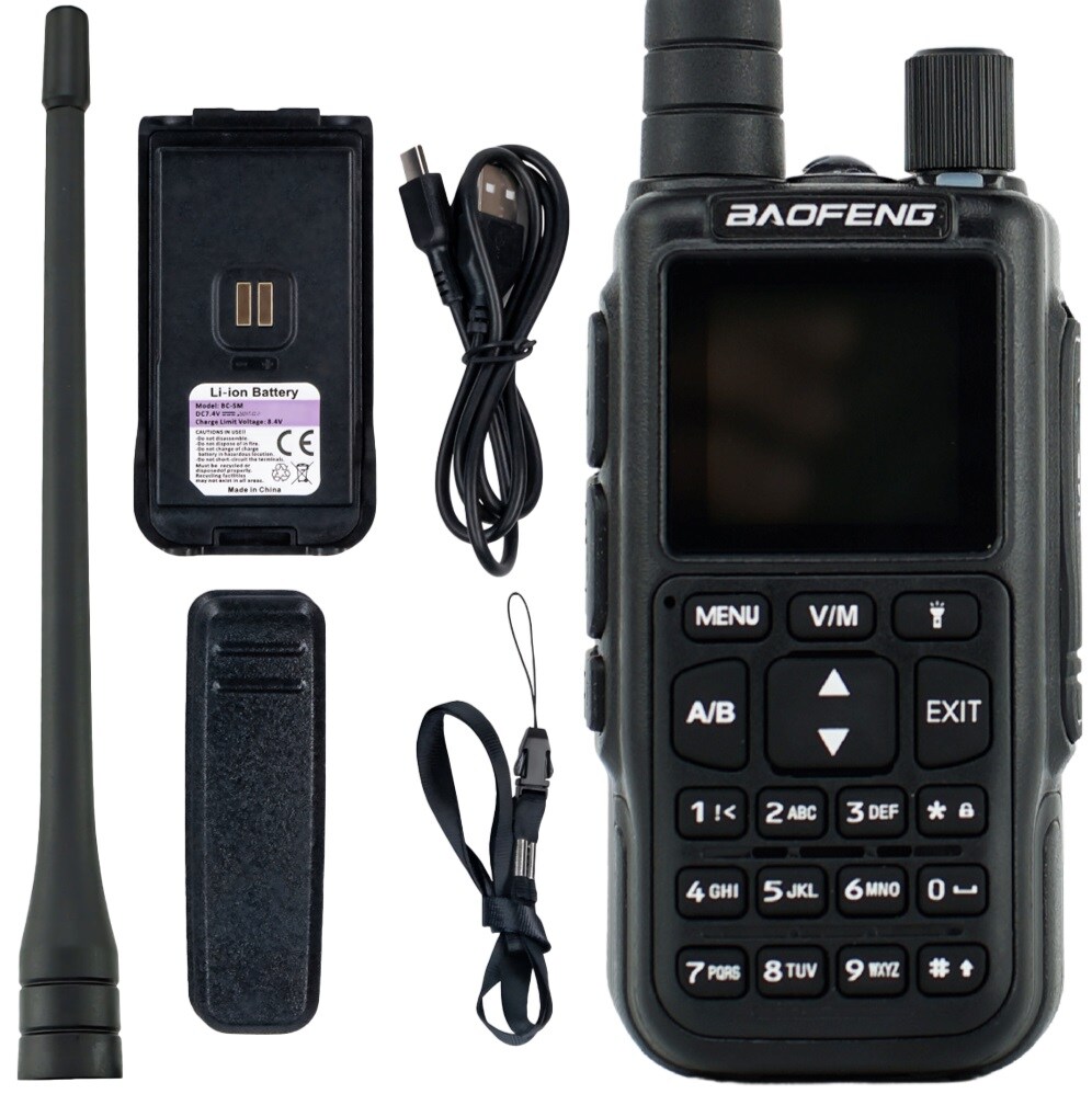 Радіостанція Baofeng EU-5R Mini 2200 мАг - Black