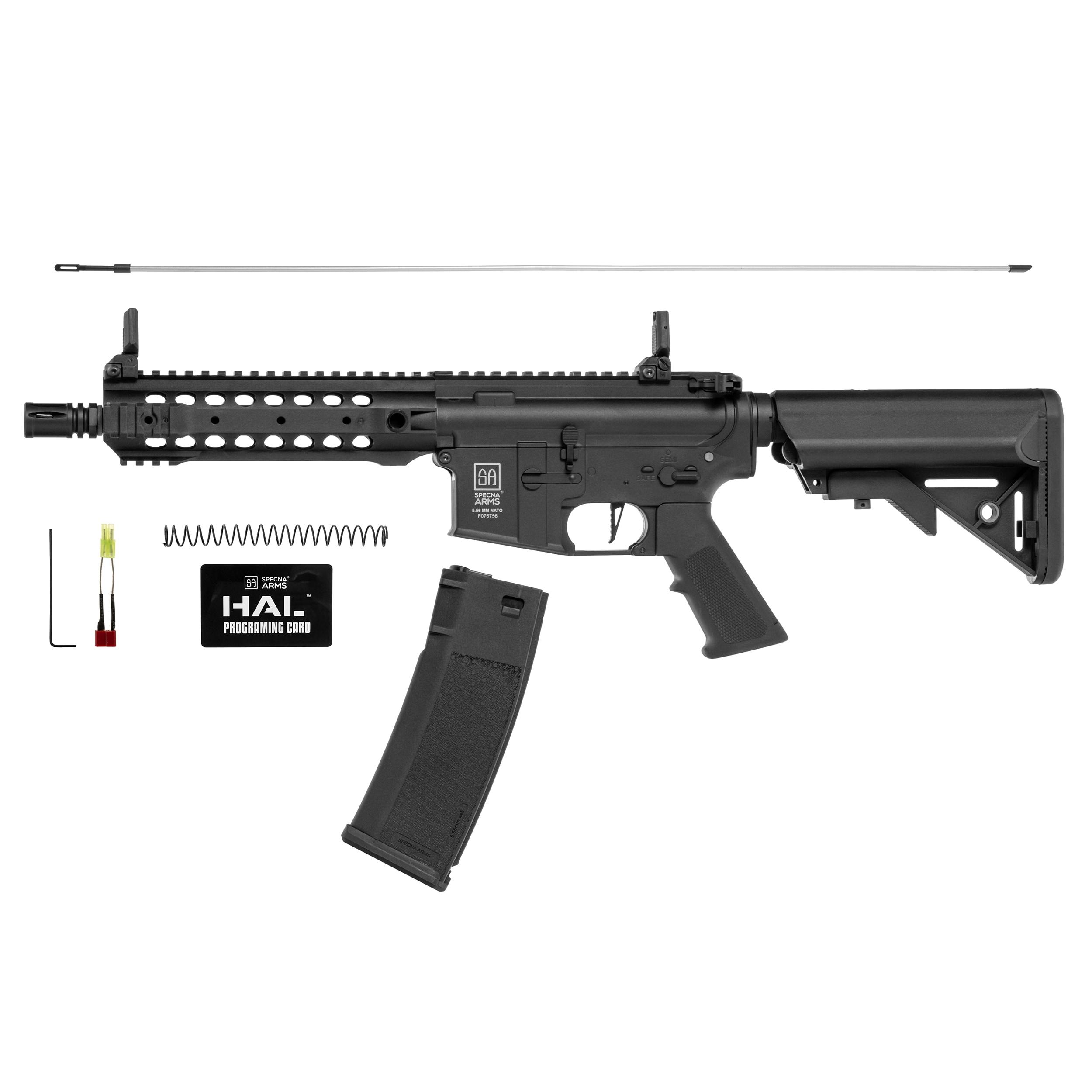 Karabinek szturmowy AEG Specna Arms SA-F01 Flex HAL ETU Gen. 2 - Black