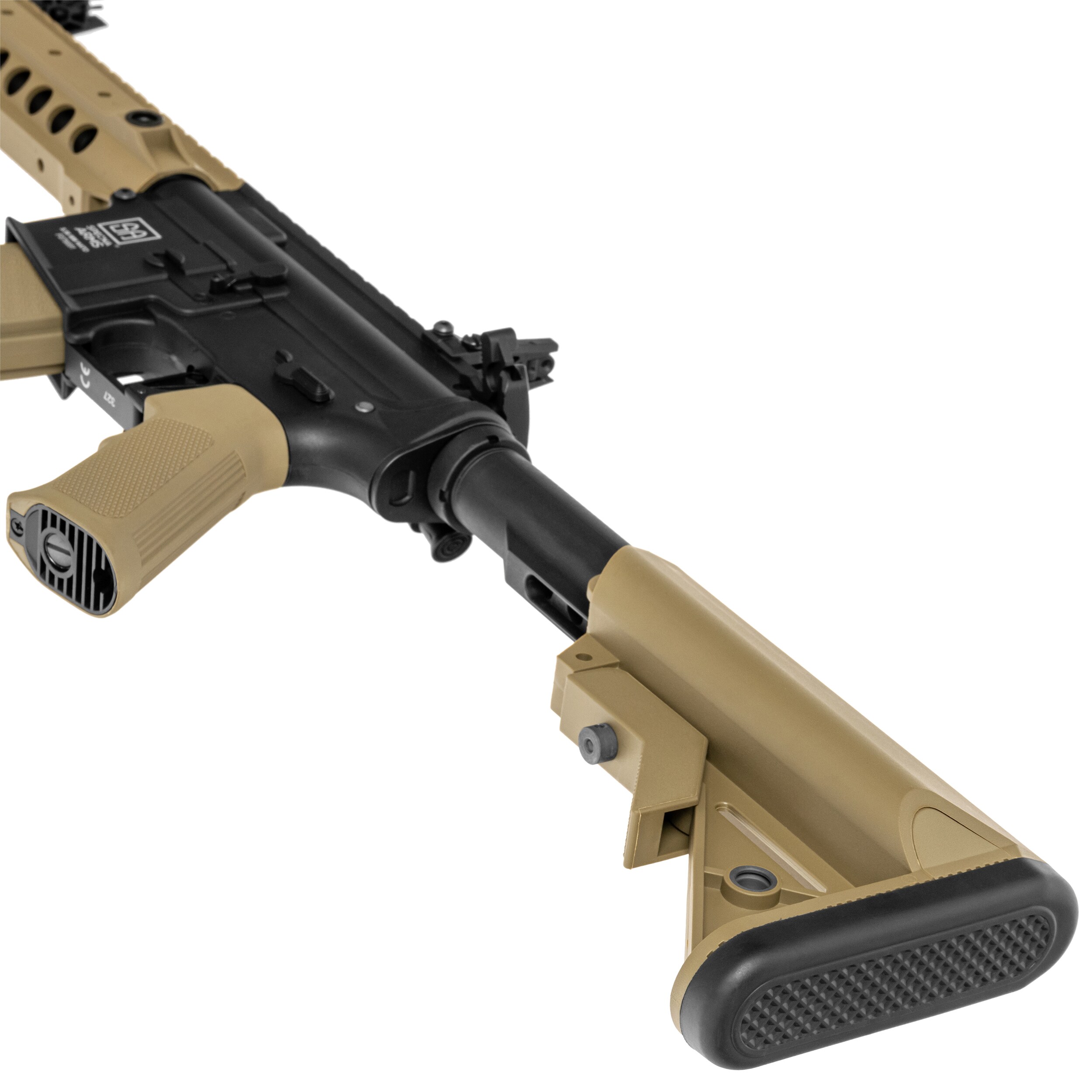 Karabinek szturmowy AEG Specna Arms SA-F01 Flex HAL ETU Gen. 2 - Half Tan