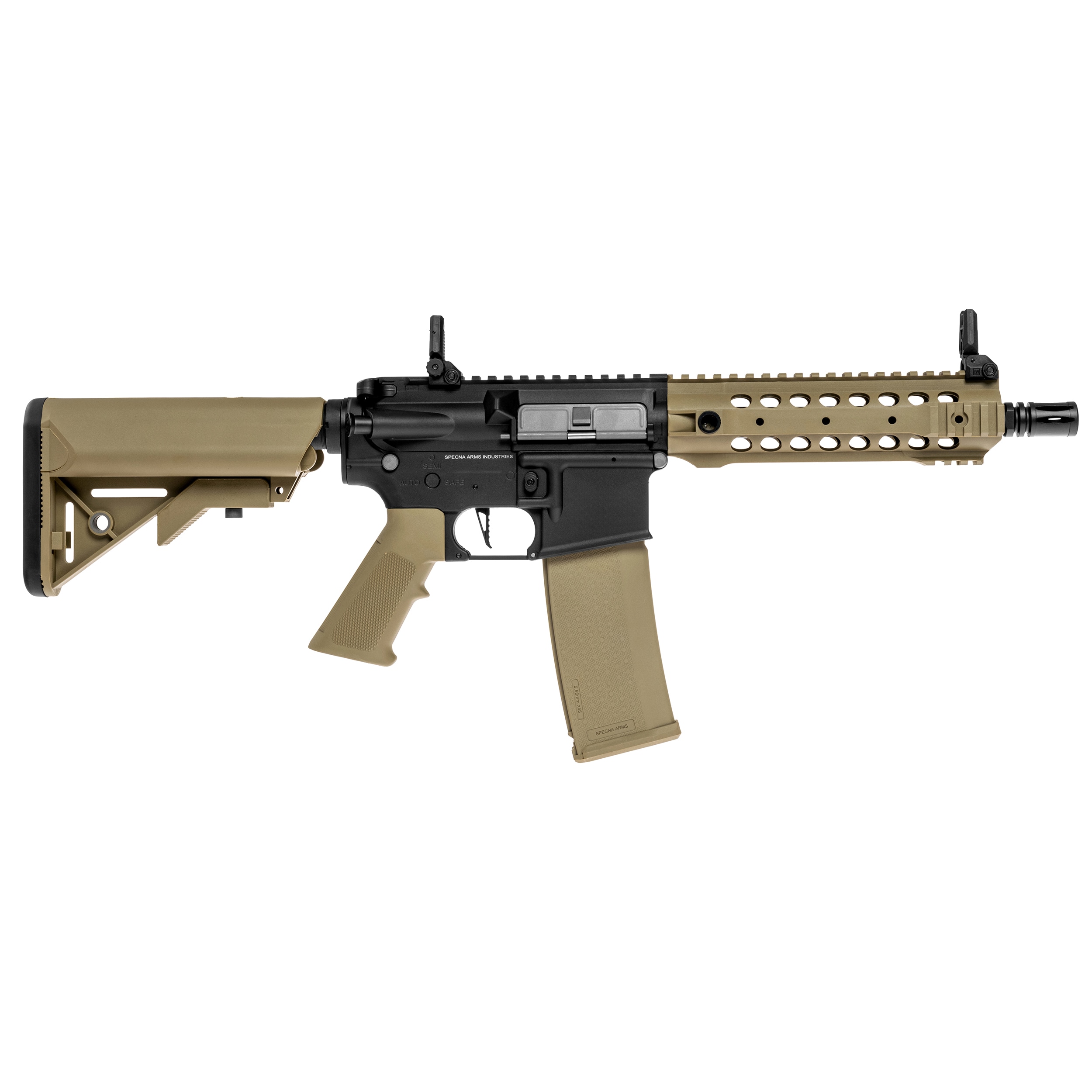 Karabinek szturmowy AEG Specna Arms SA-F01 Flex HAL ETU Gen. 2 - Half Tan