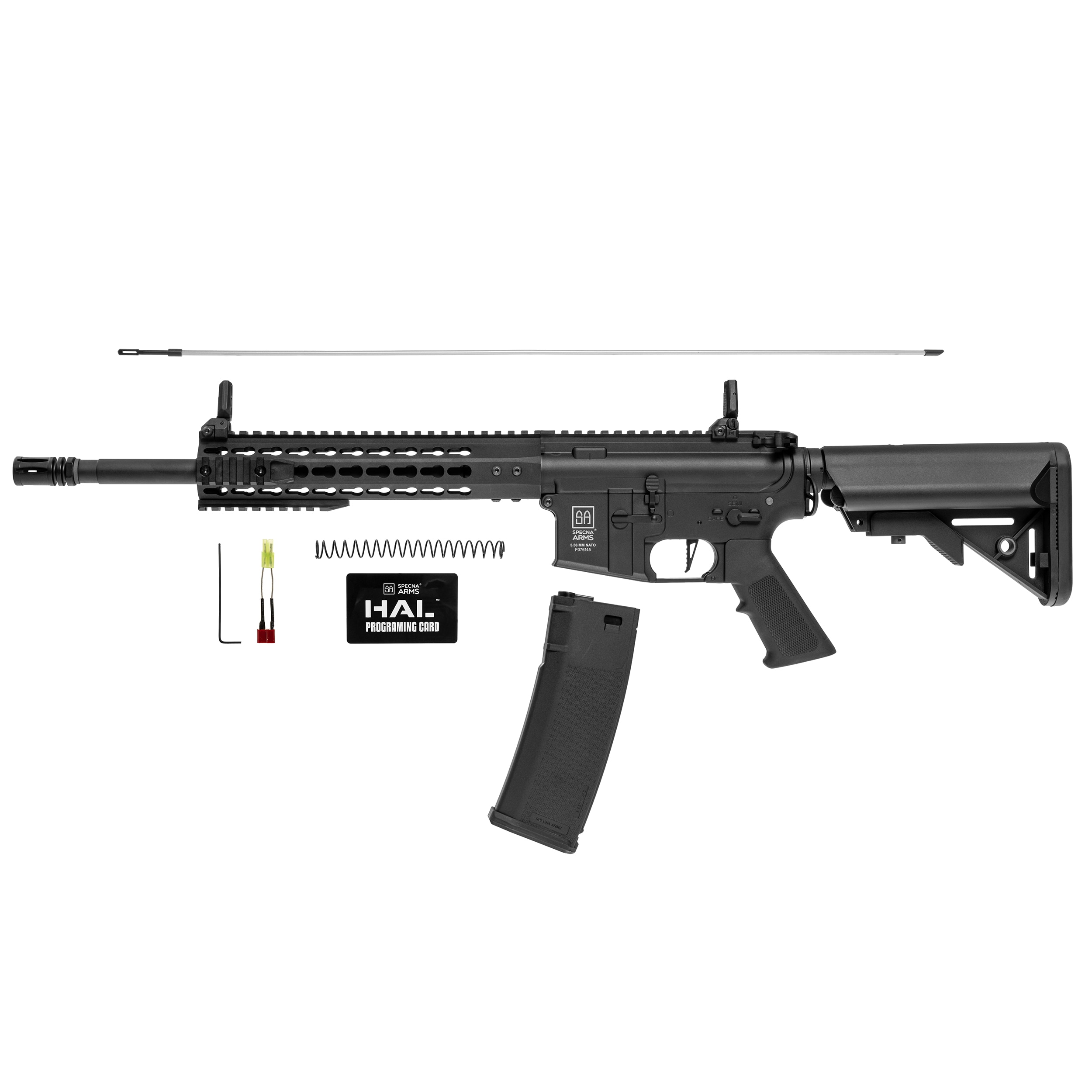 Karabinek szturmowy AEG Specna Arms SA-F02 Flex HAL ETU Gen. 2 - Black