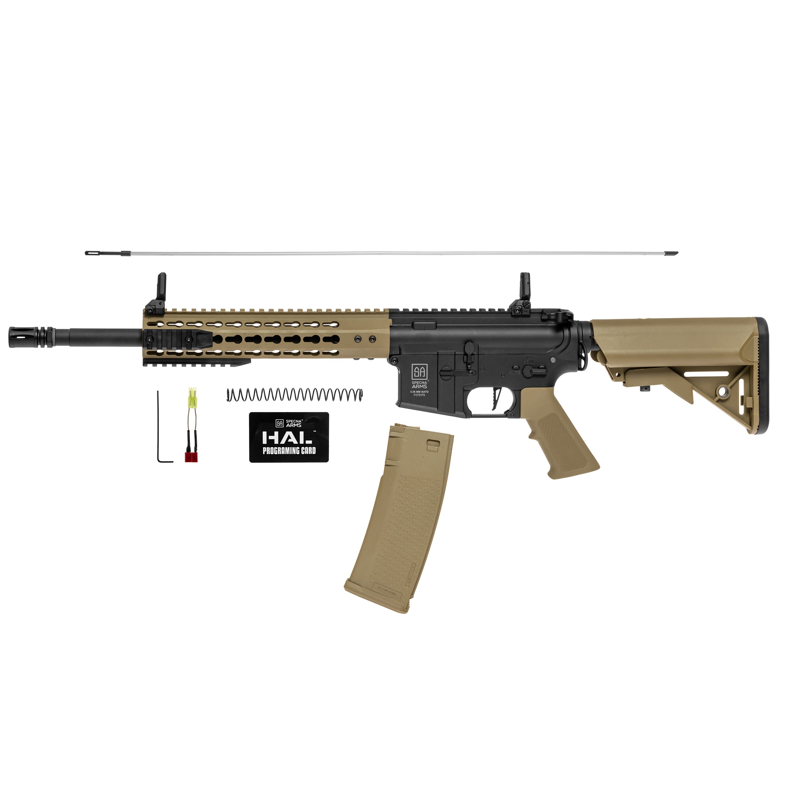 Штурмова гвинтівка AEG Specna Arms SA-F02 Flex HAL ETU Gen. 2 - Half Tan