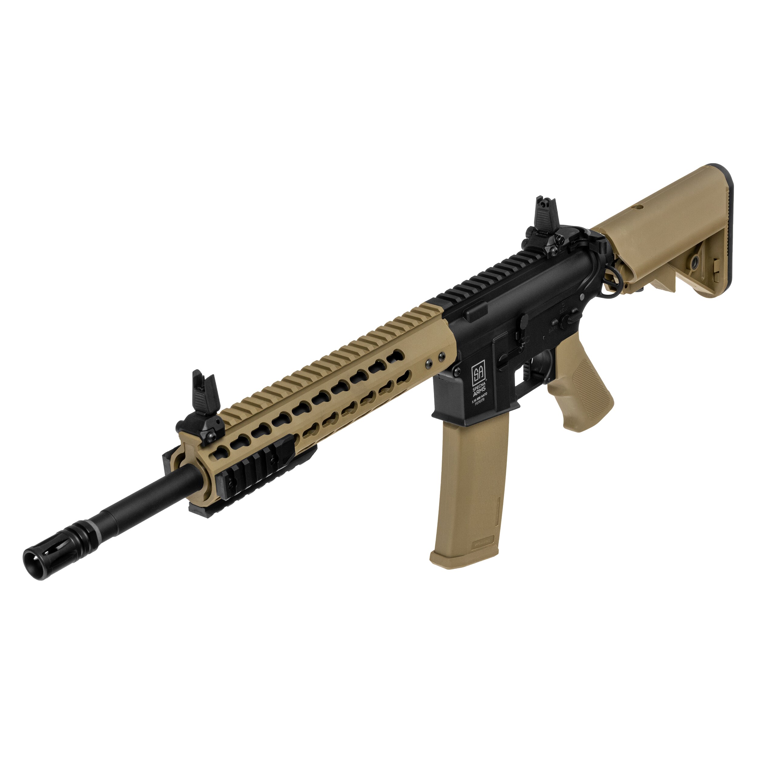 Штурмова гвинтівка AEG Specna Arms SA-F02 Flex HAL ETU Gen. 2 - Half Tan