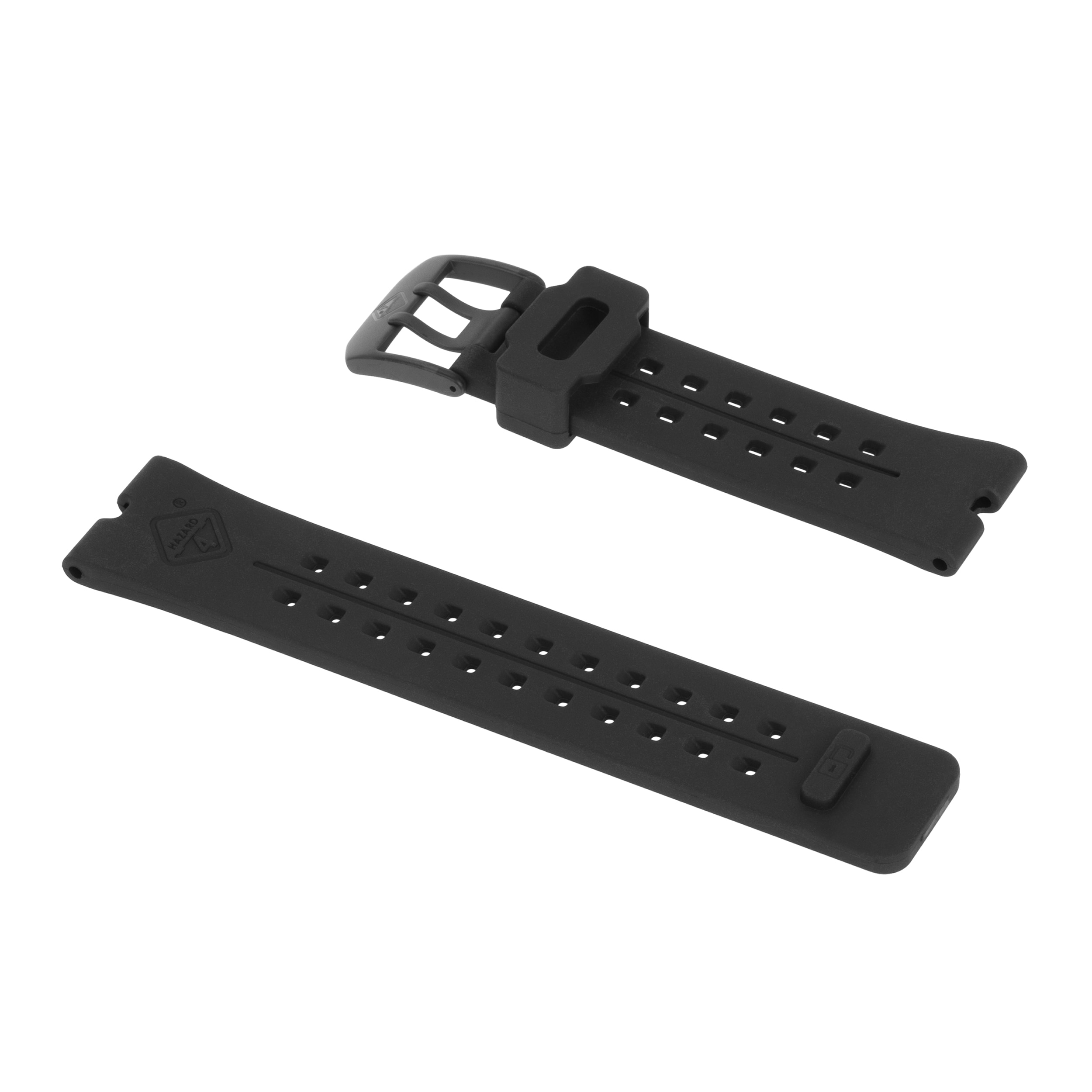 Pasek do zegarka Hazard 4 Nautical TPR - Black/PVD Buckle