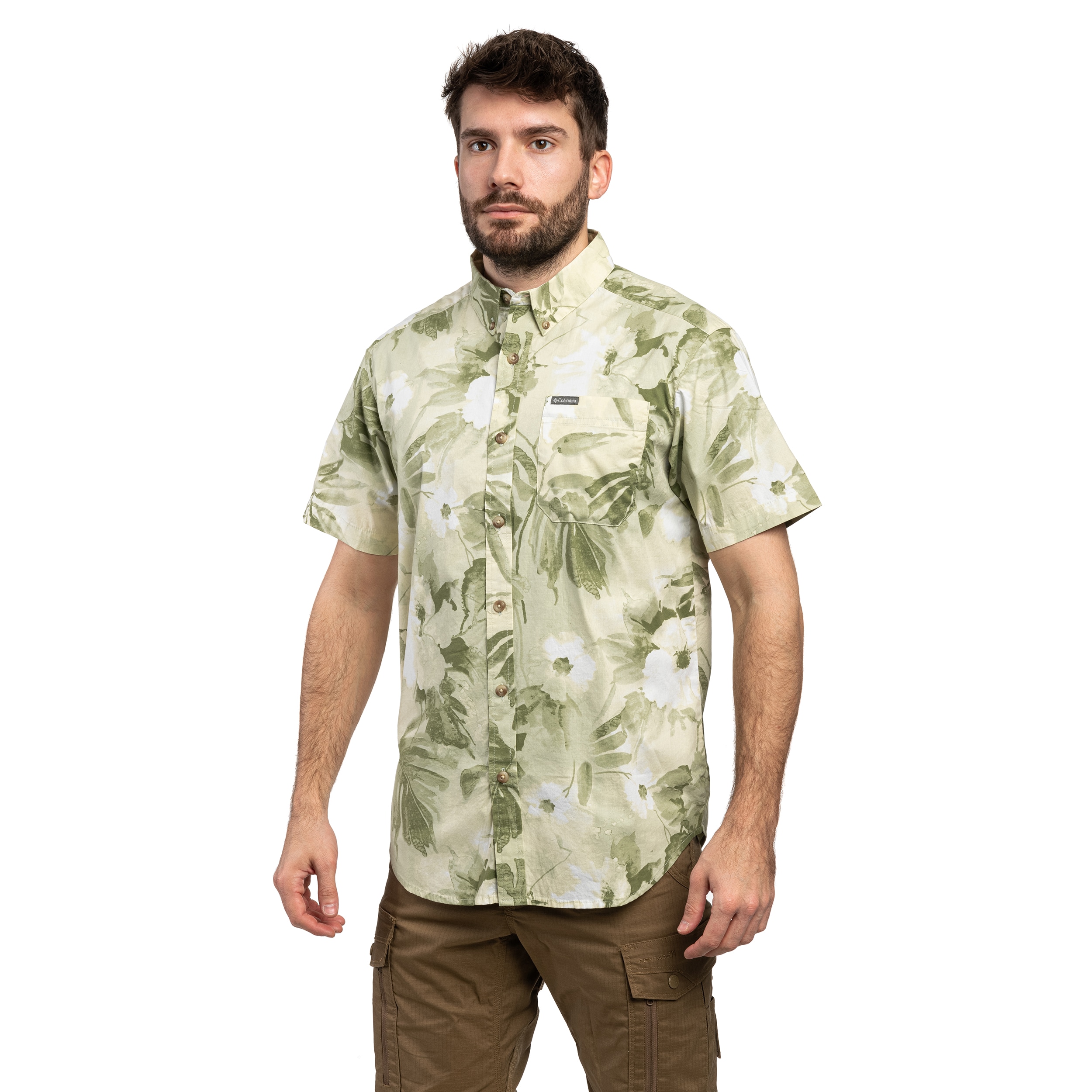 Сорочка Columbia Rapid Rivers Printed Short Sleeve - Safari/Flowerblur