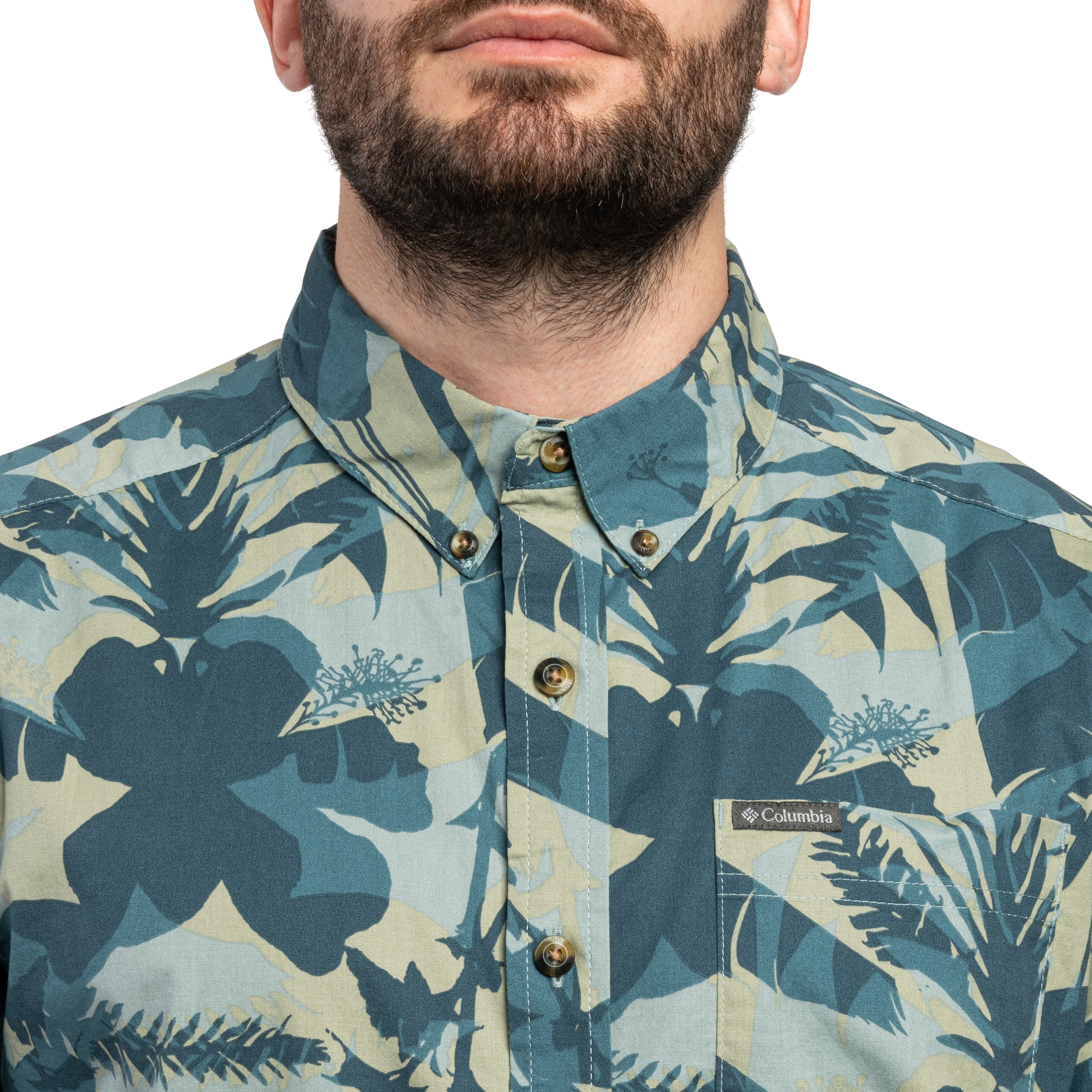Сорочка Columbia Rapid Rivers Printed Short Sleeve - Everblue