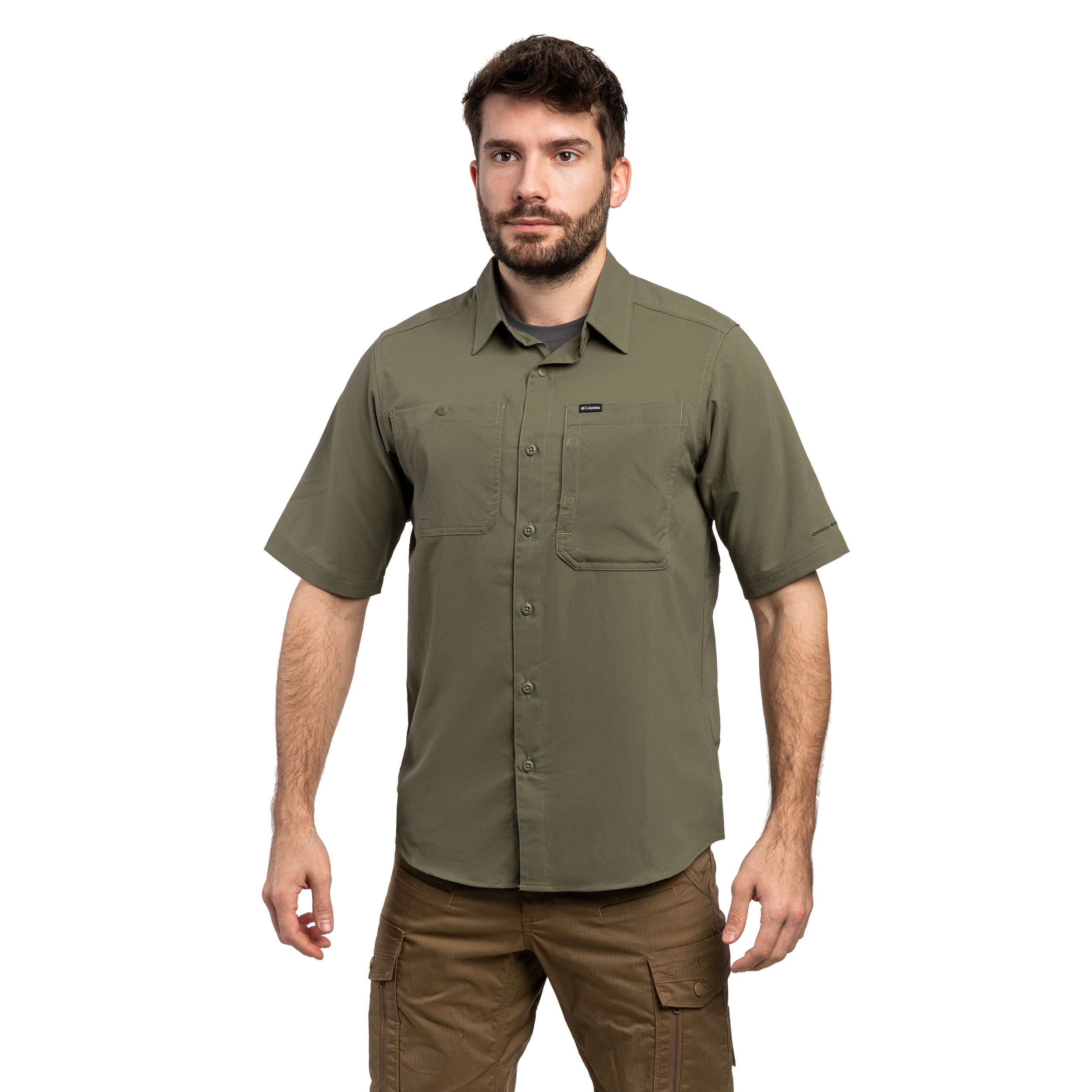 Koszula Columbia Silver Ridge Utility II Short Sleeve - Stone Green