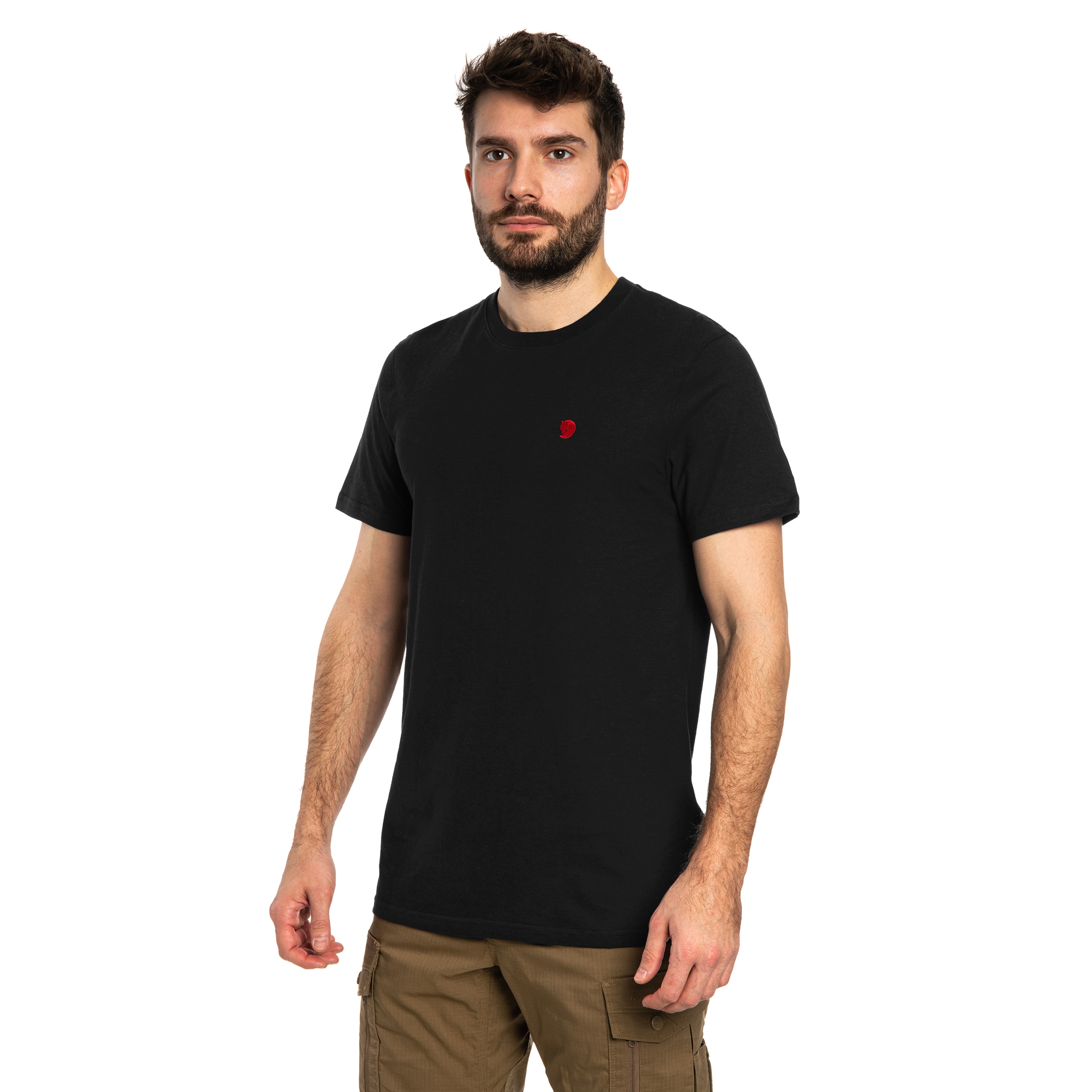 Koszulka T-Shirt Fjallraven Hemp Blend - Black