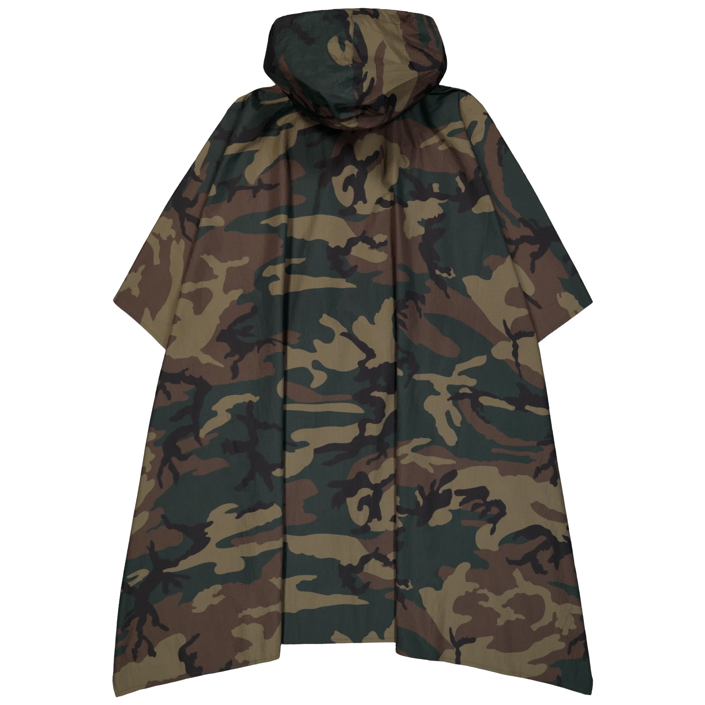 Ponczo Alpha Industries Packable Rain Cape - US Woodland
