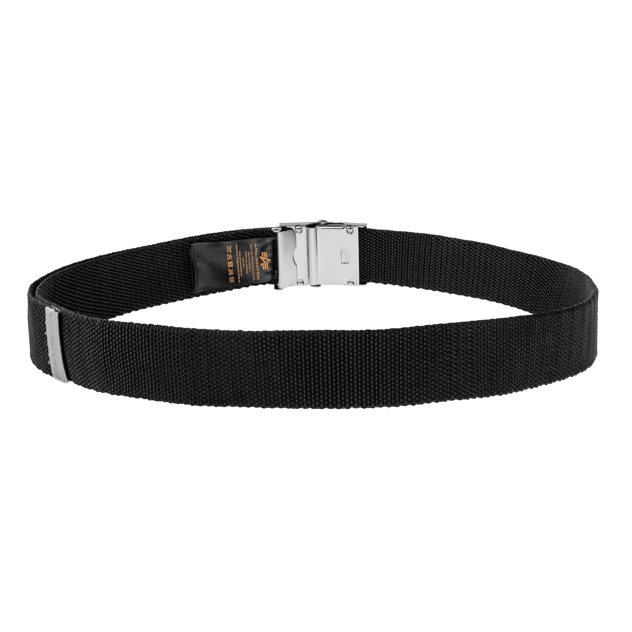 Pas Alpha Industries Heavy Duty Belt Logo - Black