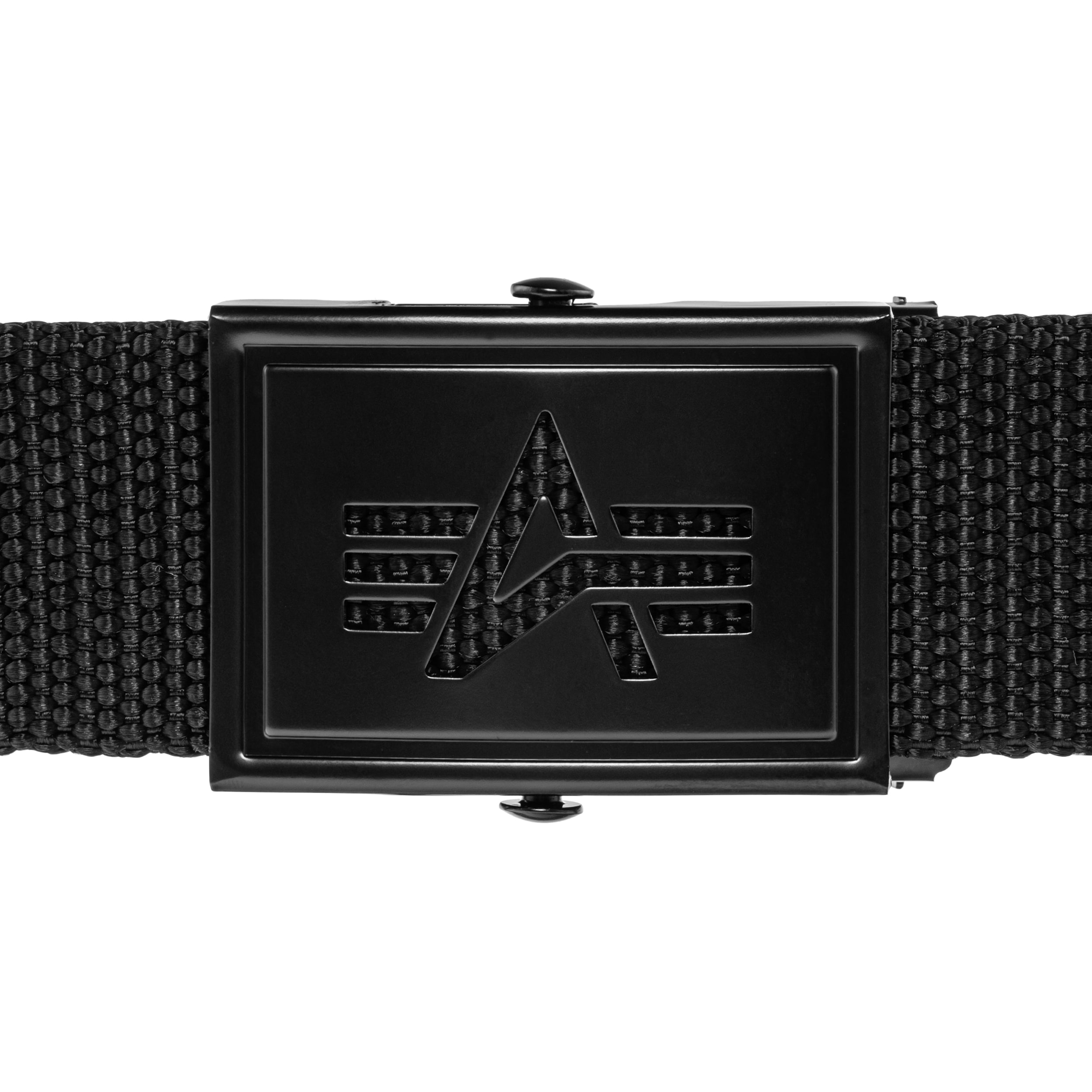 Pas Alpha Industries Heavy Duty Belt Logo - Black/Black