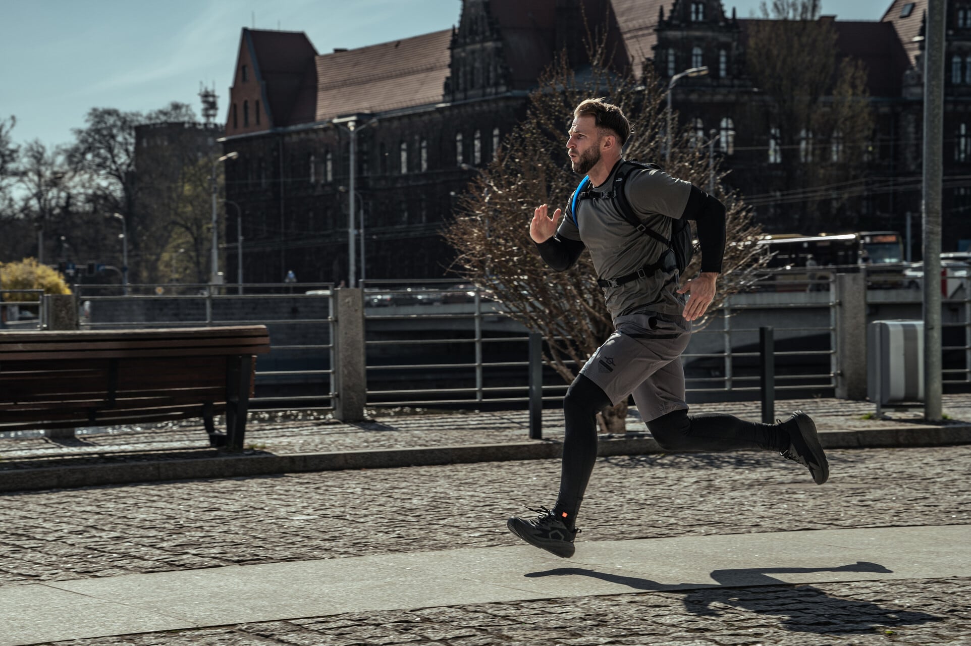 Szorty termoaktywne Pentagon Draco - Cinder Grey