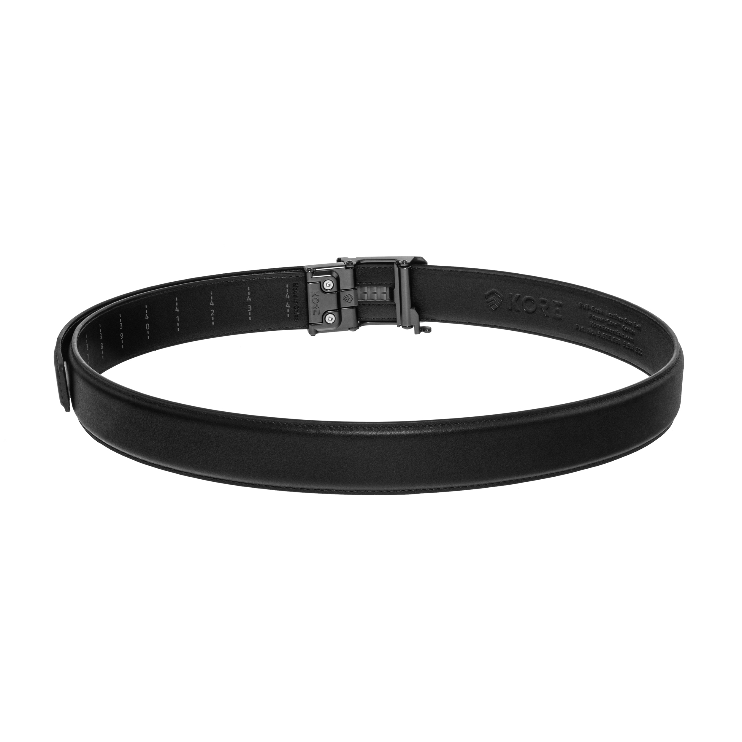 Pas Kore Essentials Leather Gun Belt X3 - Black