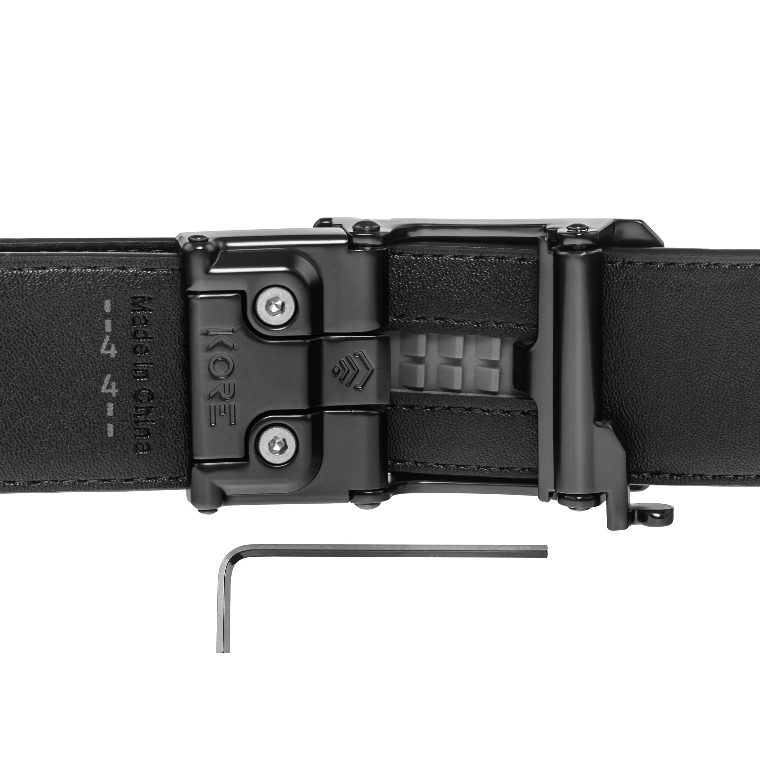 Pas Kore Essentials Leather Gun Belt X3 - Black