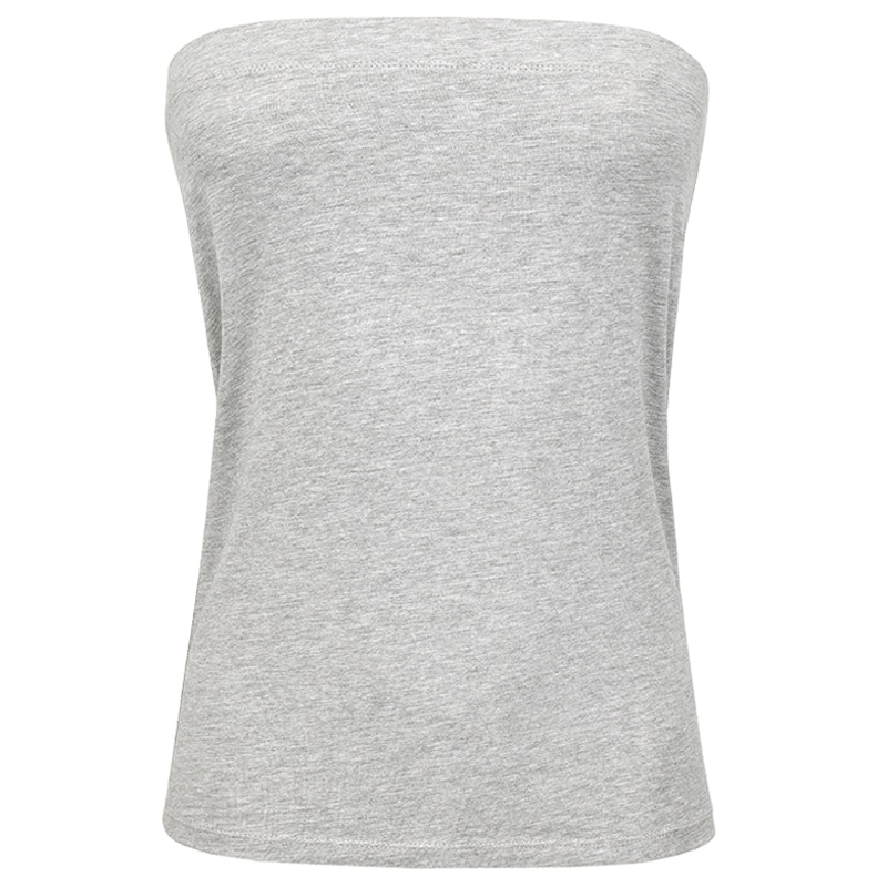 Жіночий топ Brandit Bandeau Top 2in1 - Grey Melange