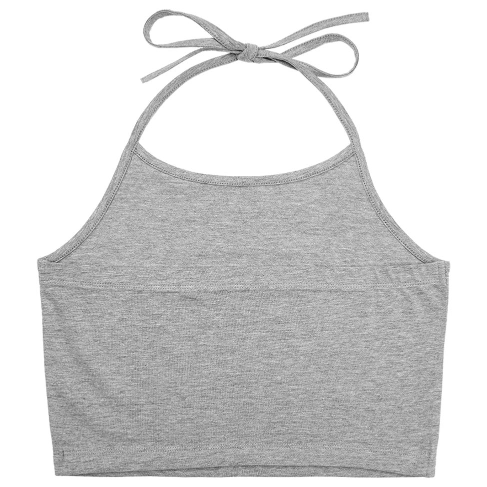Koszulka damska Brandit Neckholder Top - Grey Melange