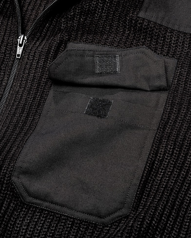 Sweter Brandit BW Cardigan - Black