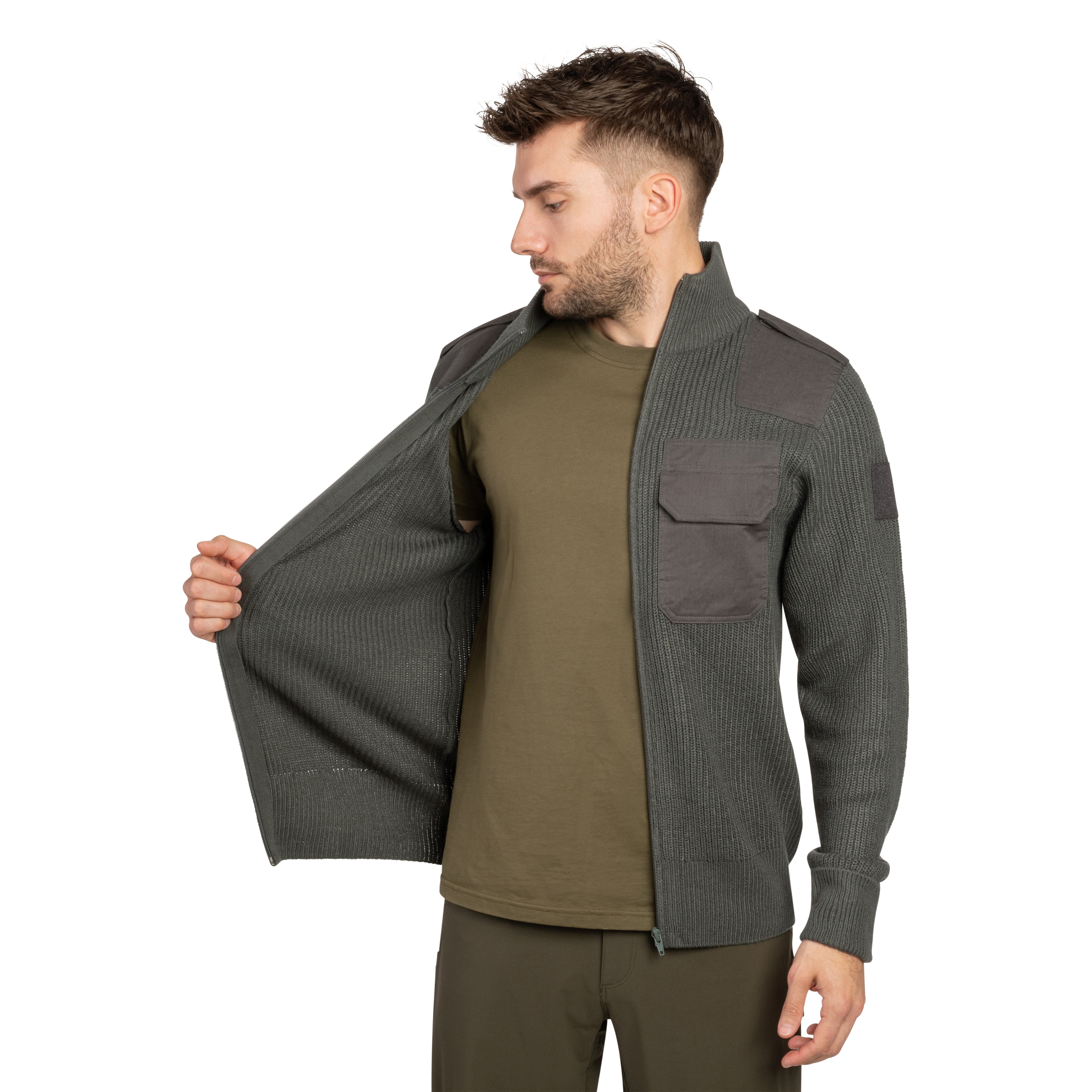 Светр Brandit BW Cardigan - Anthracite