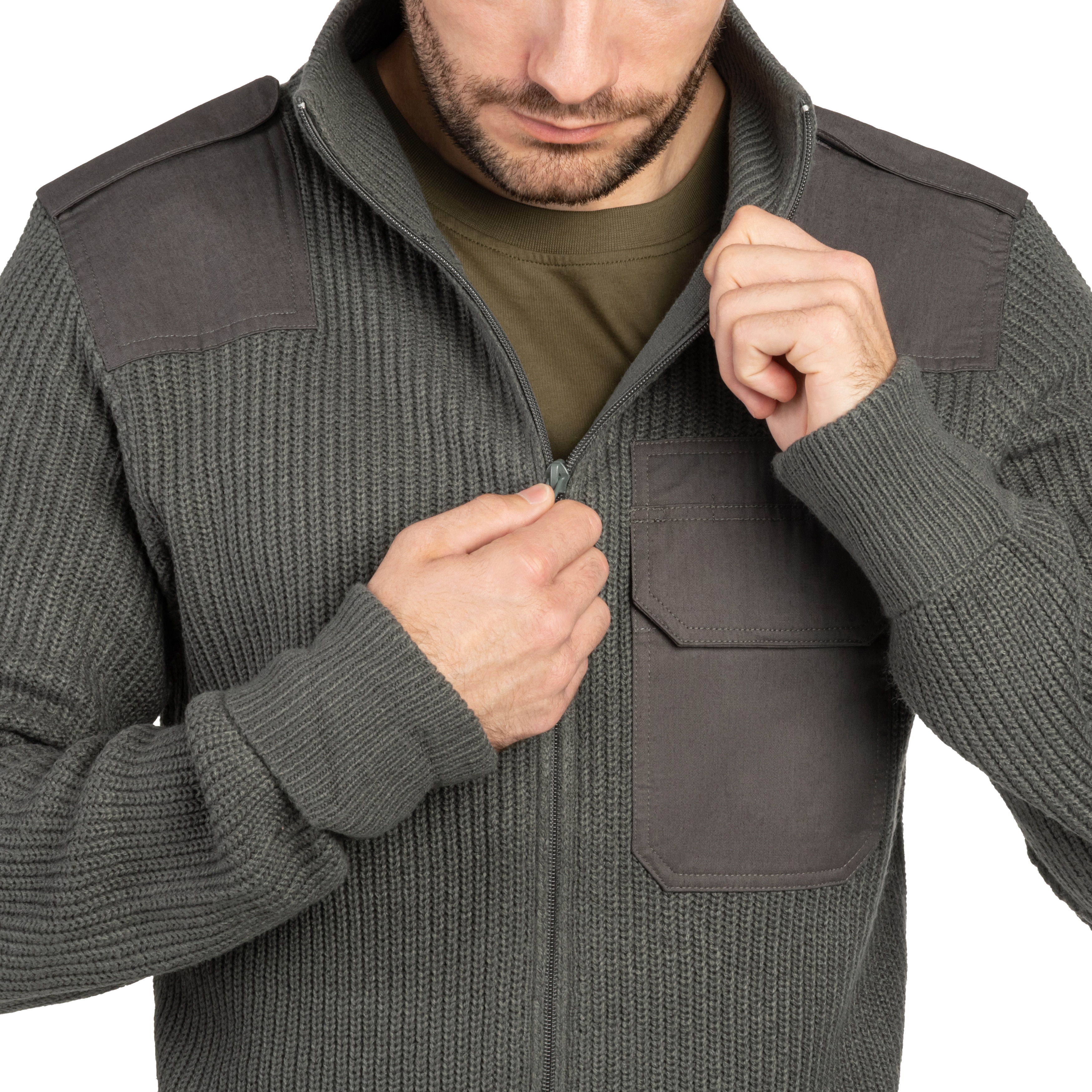 Светр Brandit BW Cardigan - Anthracite