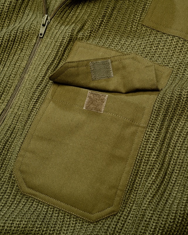 Sweter Brandit BW Cardigan - Olive