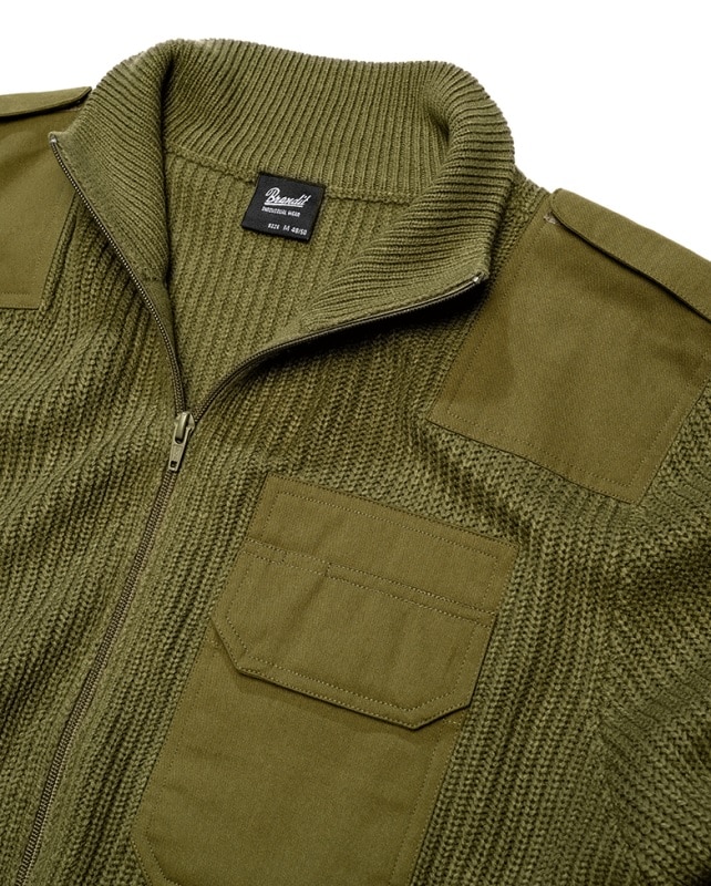 Sweter Brandit BW Cardigan - Olive