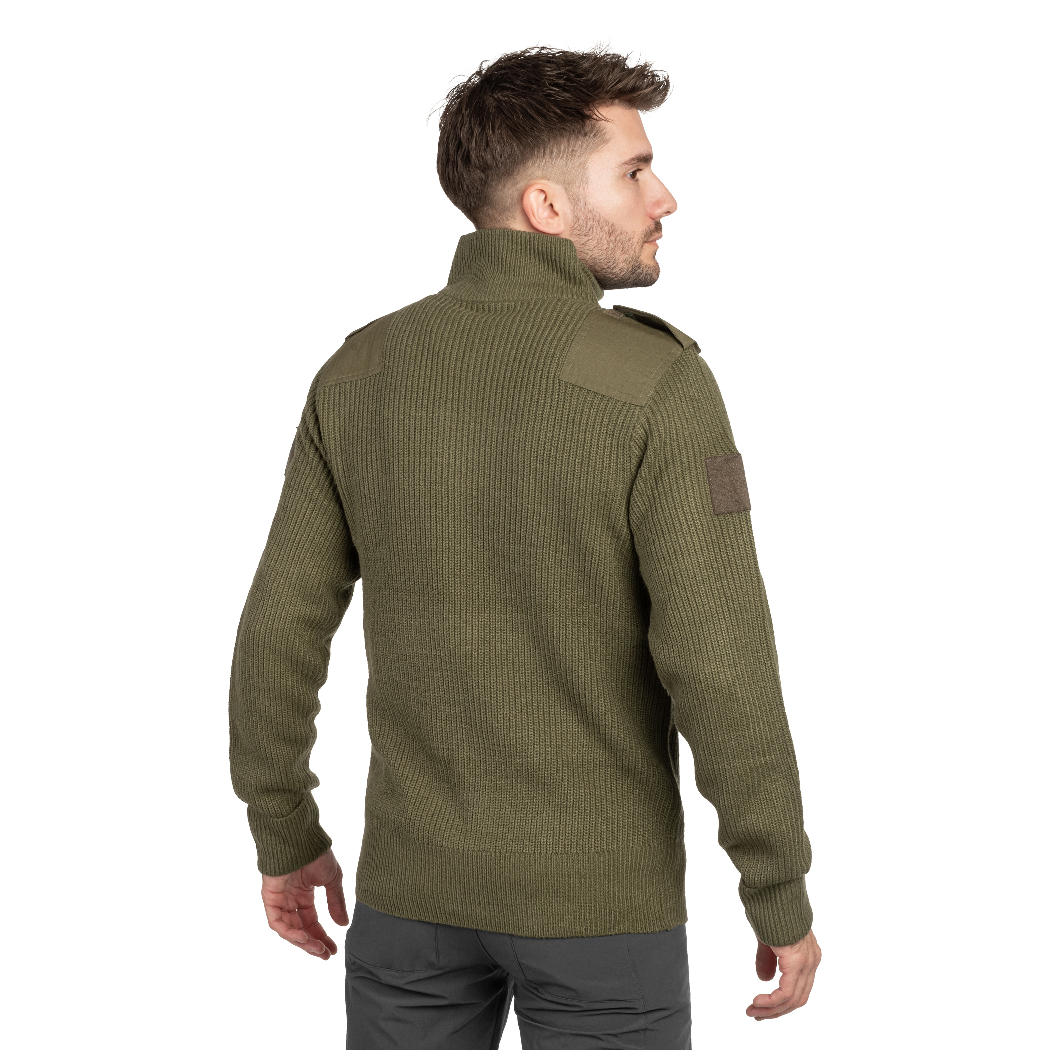 Sweter Brandit BW Cardigan - Olive