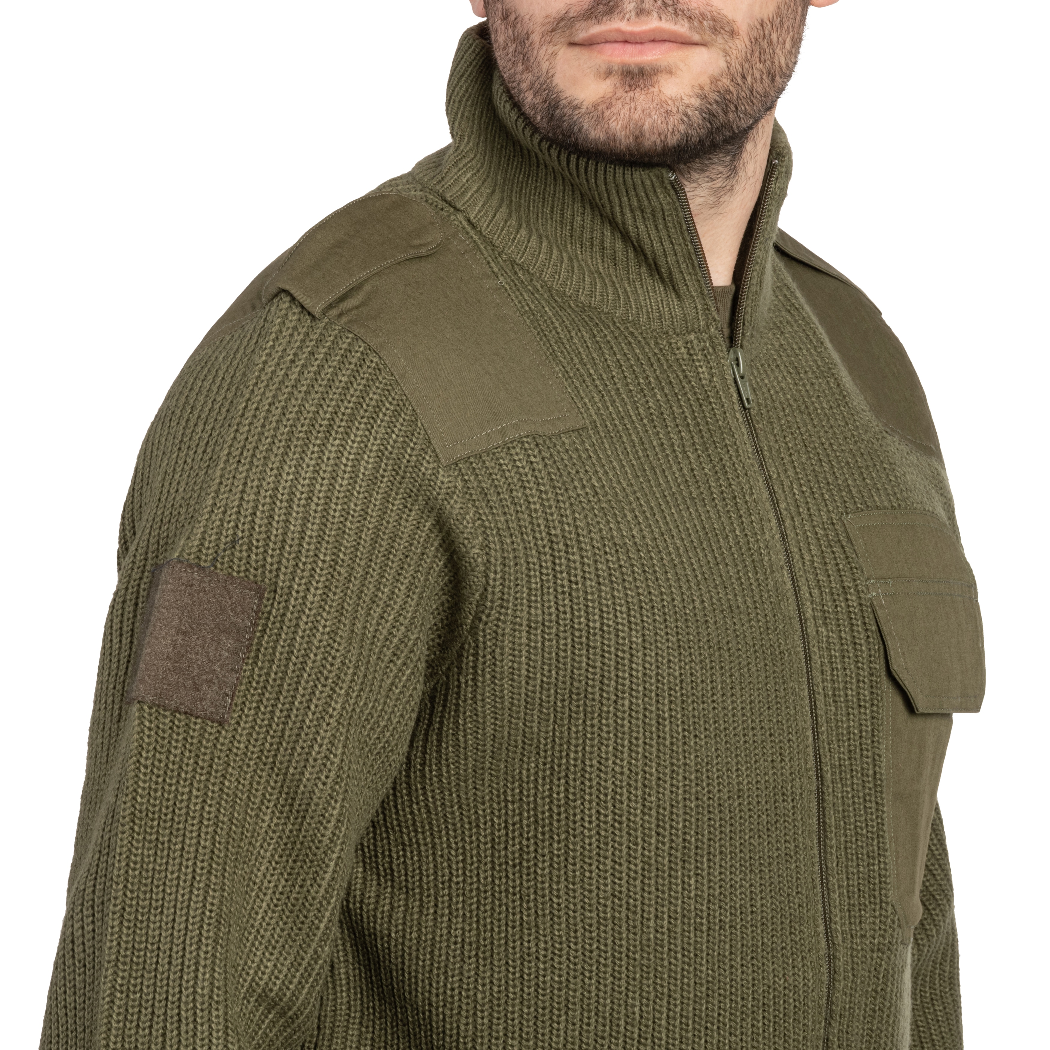 Sweter Brandit BW Cardigan - Olive