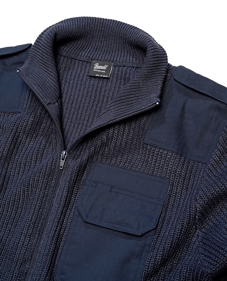 Sweter Brandit BW Cardigan - Navy