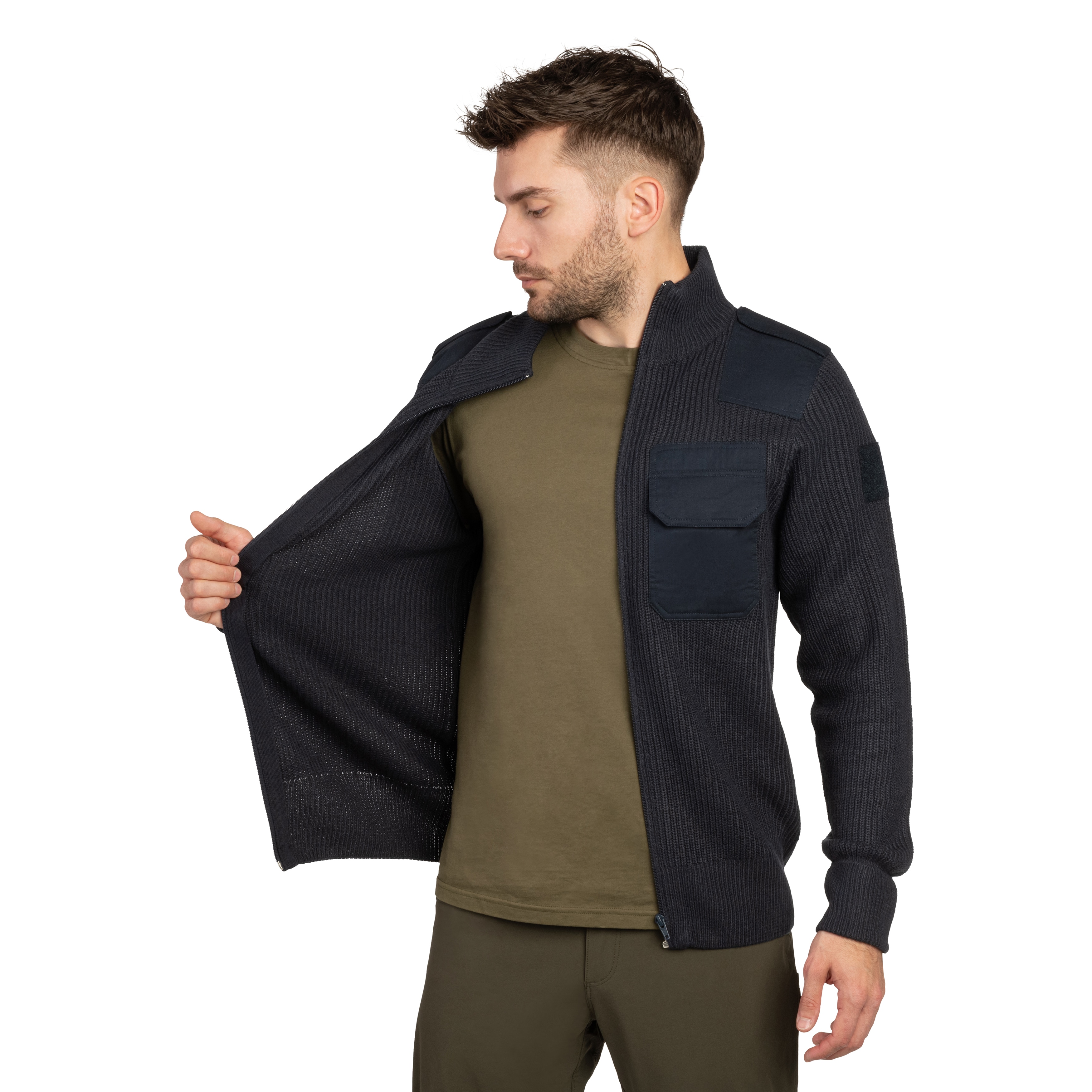 Светр Brandit BW Cardigan - Navy